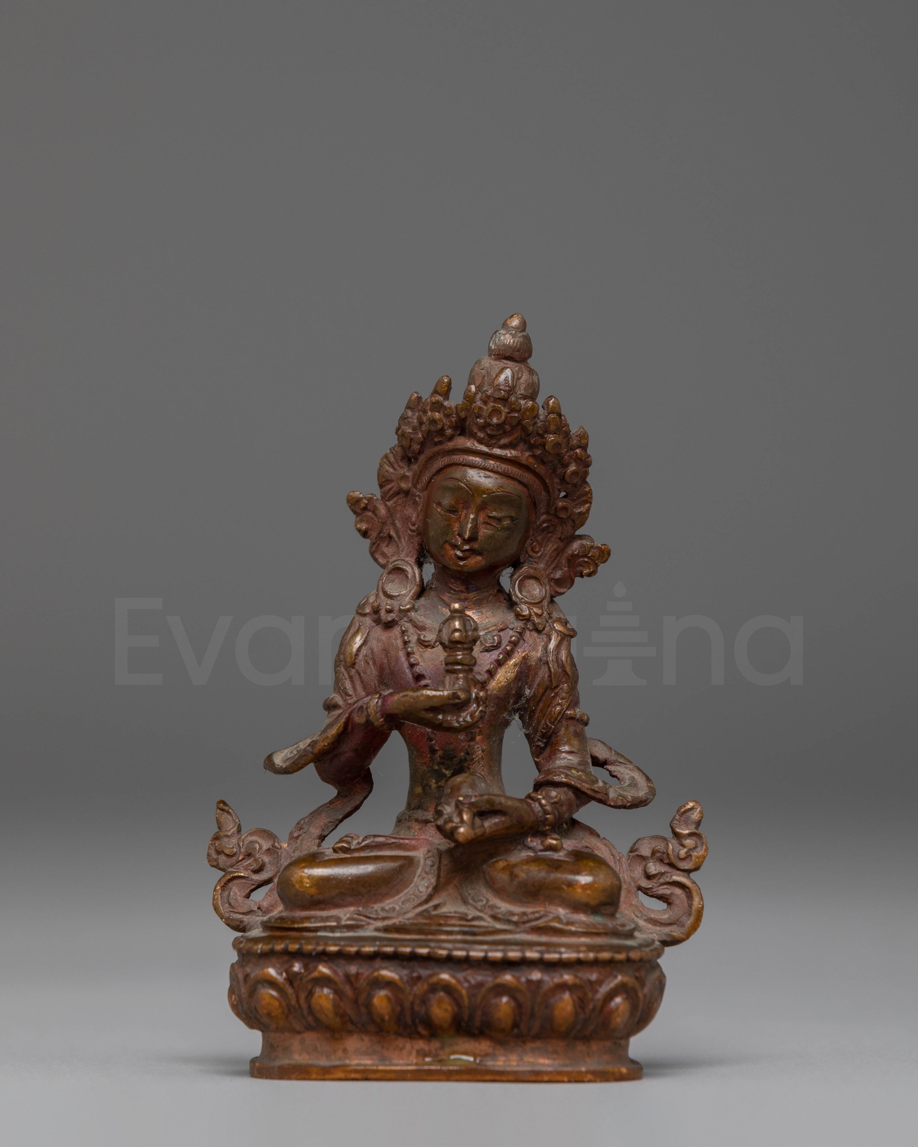Oxidized Guru Vajrasattva Sacred Statue | Guardian of Enlightenment