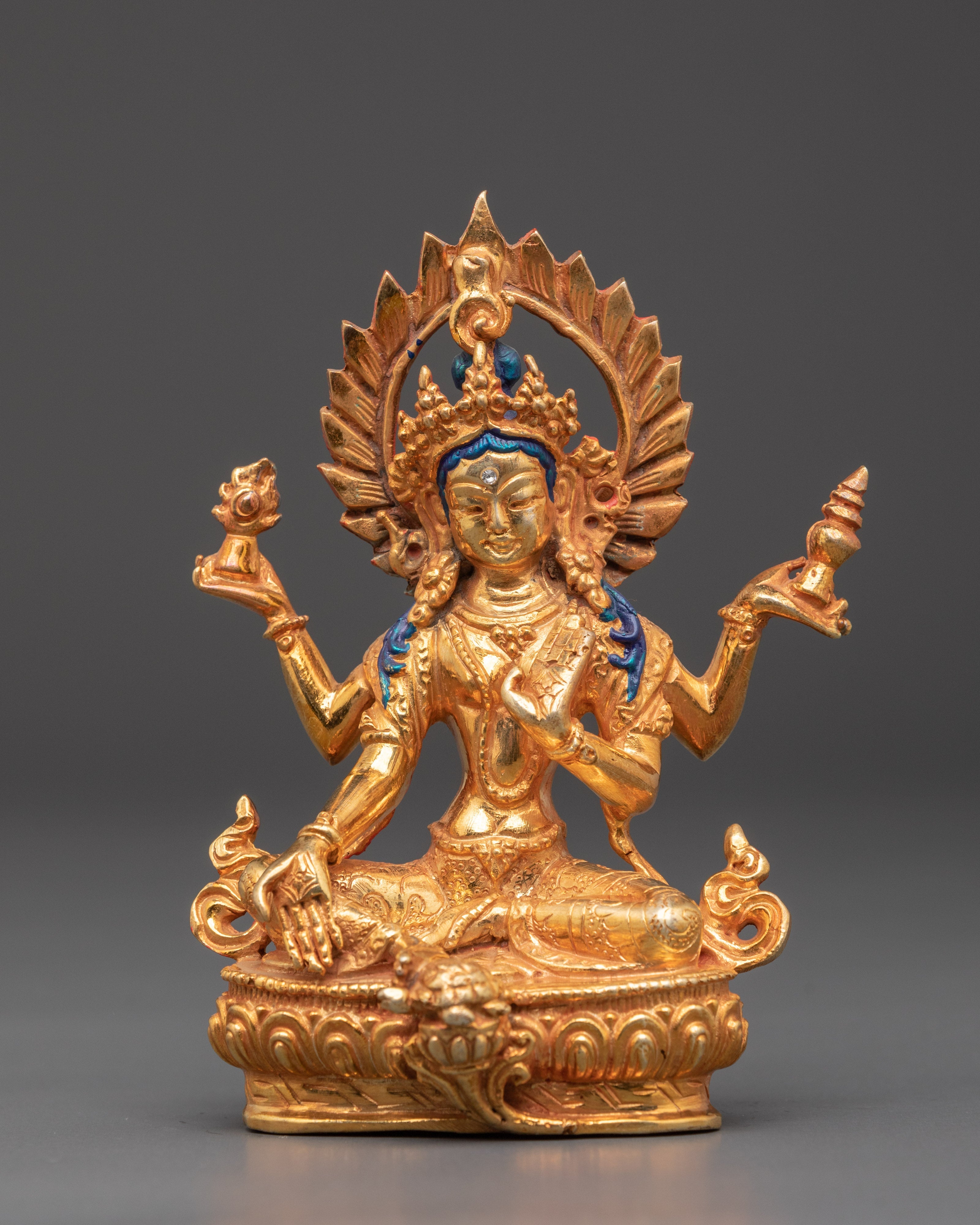 The Goddess of Fortune Laxmi Sculpture | Hindu Goddess of Wealth and Prosperity