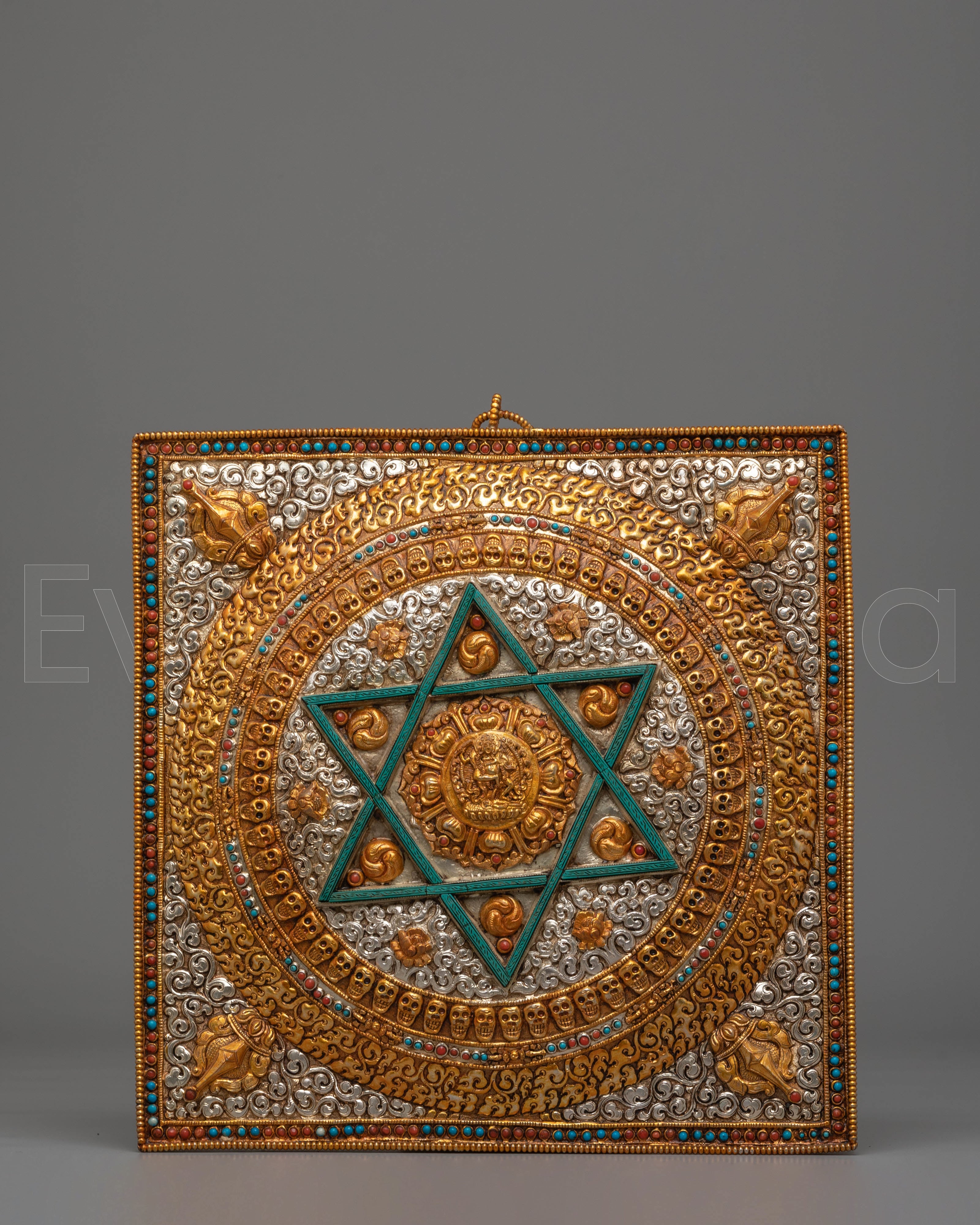 Handcrafted Wall Hanging Buddhist Mandala | Sacred Artwork for Spiritual Spaces