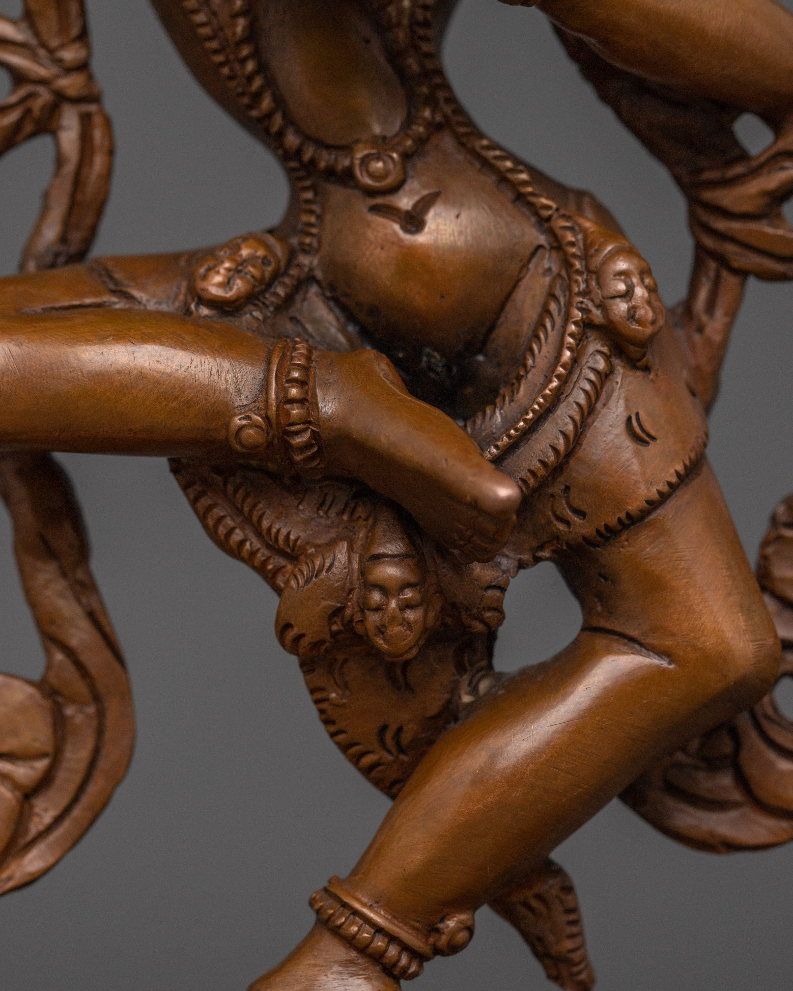 Oxidized Troma Nagmo Statue | Also known as Krodha Kali