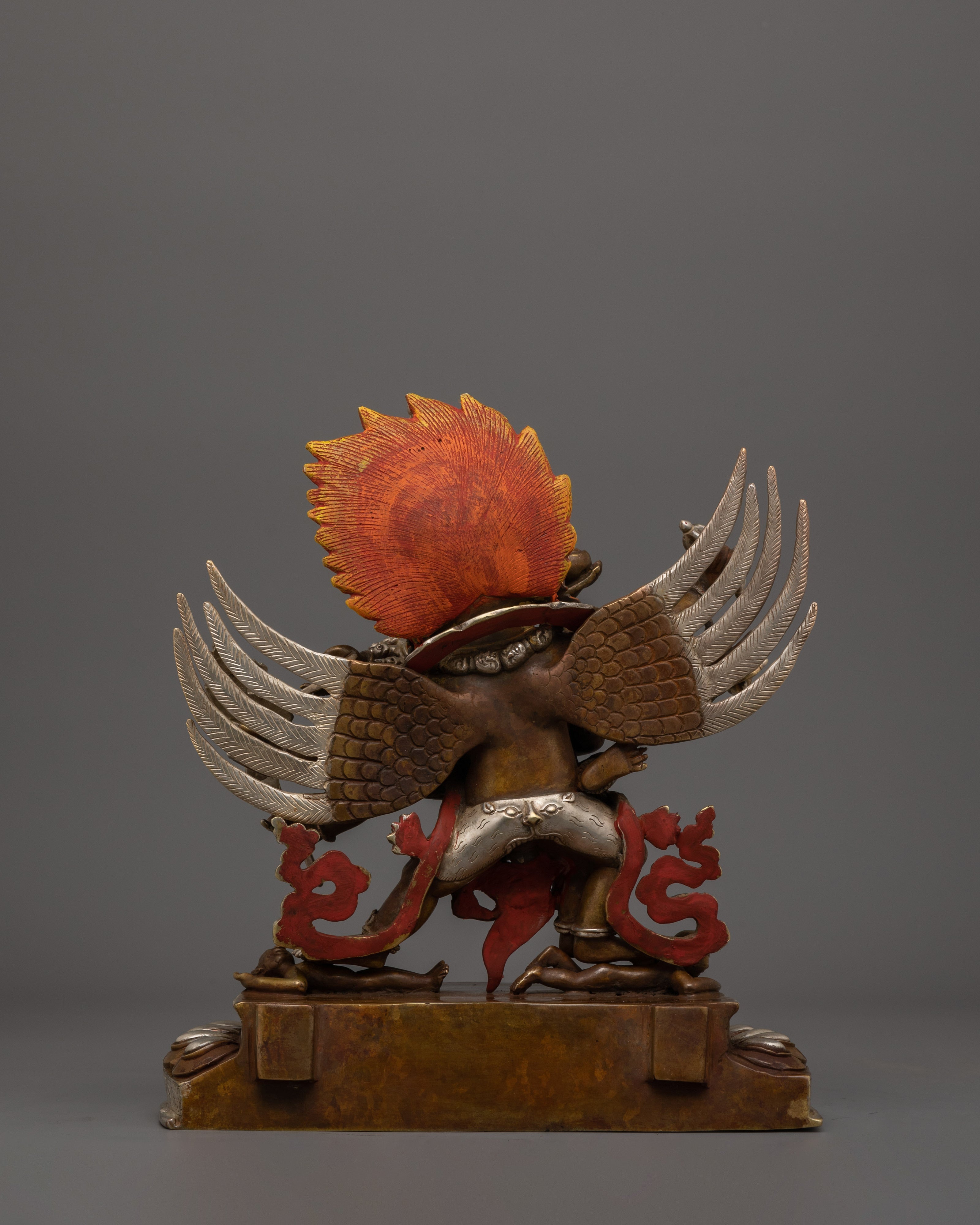 Handmade Silver Plated Vajrakilaya Statue | The Ultimate Obstacle Remover