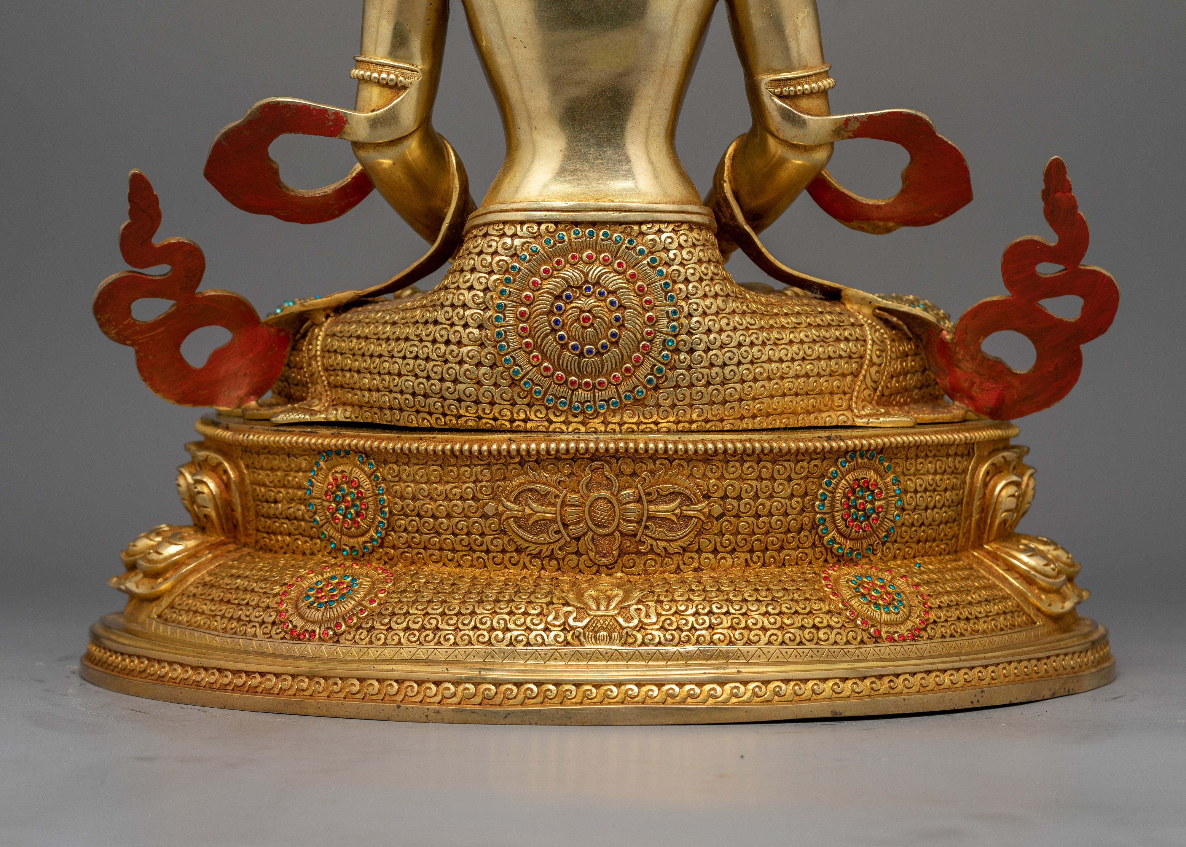 Graceful Amitayus Long Life Deity Statue | Handcrafted Spiritual Elegance