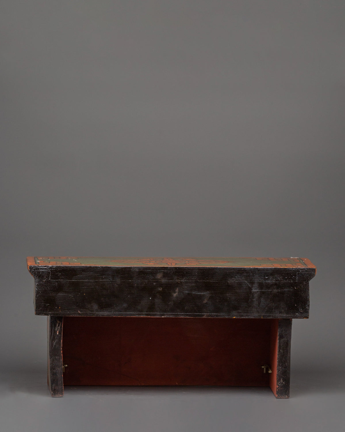 Hand-carved Folding Buddhist Table | Sacred Spiritual Decor