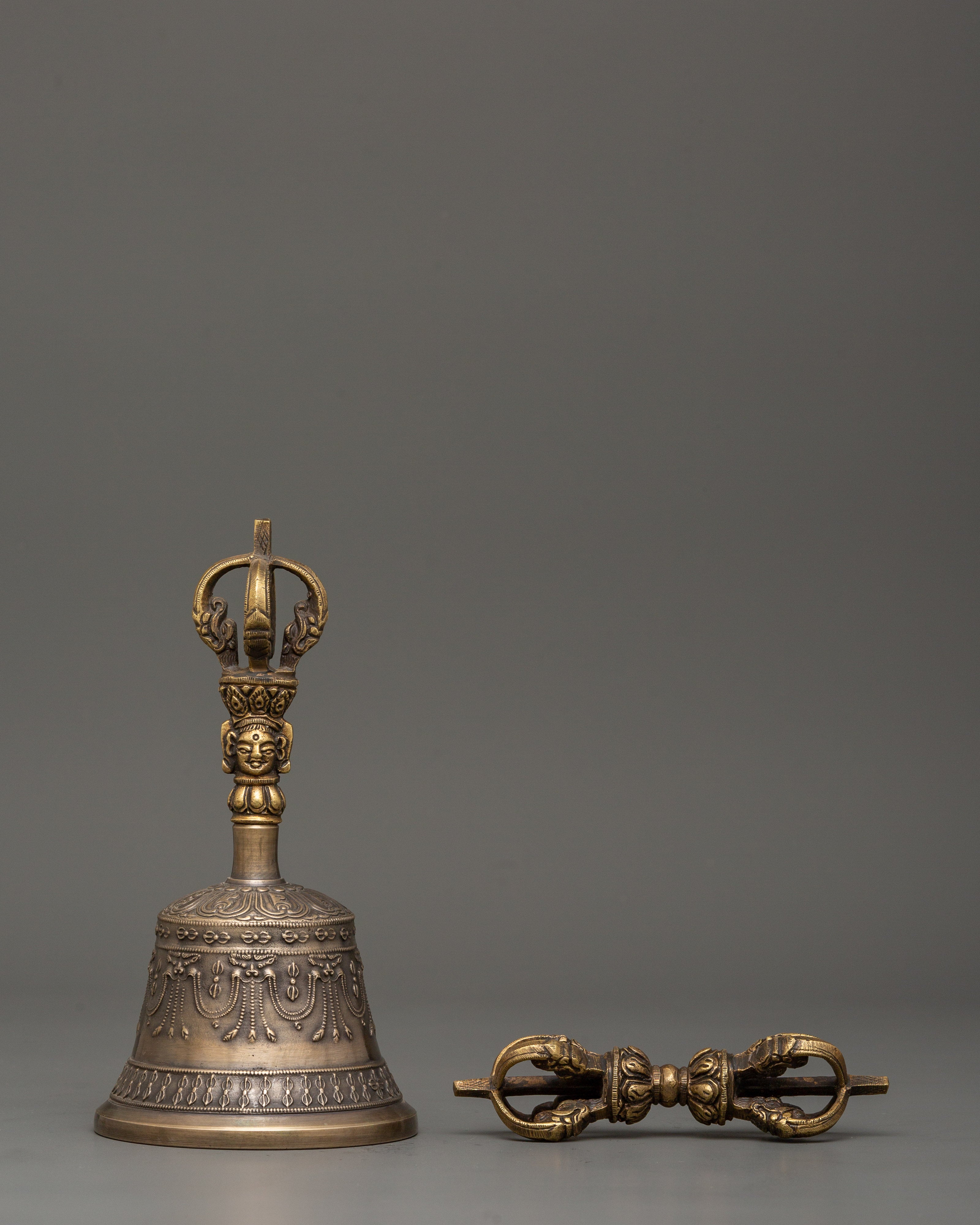 Sacred Vajra & Bell for Buddhist Ceremonies