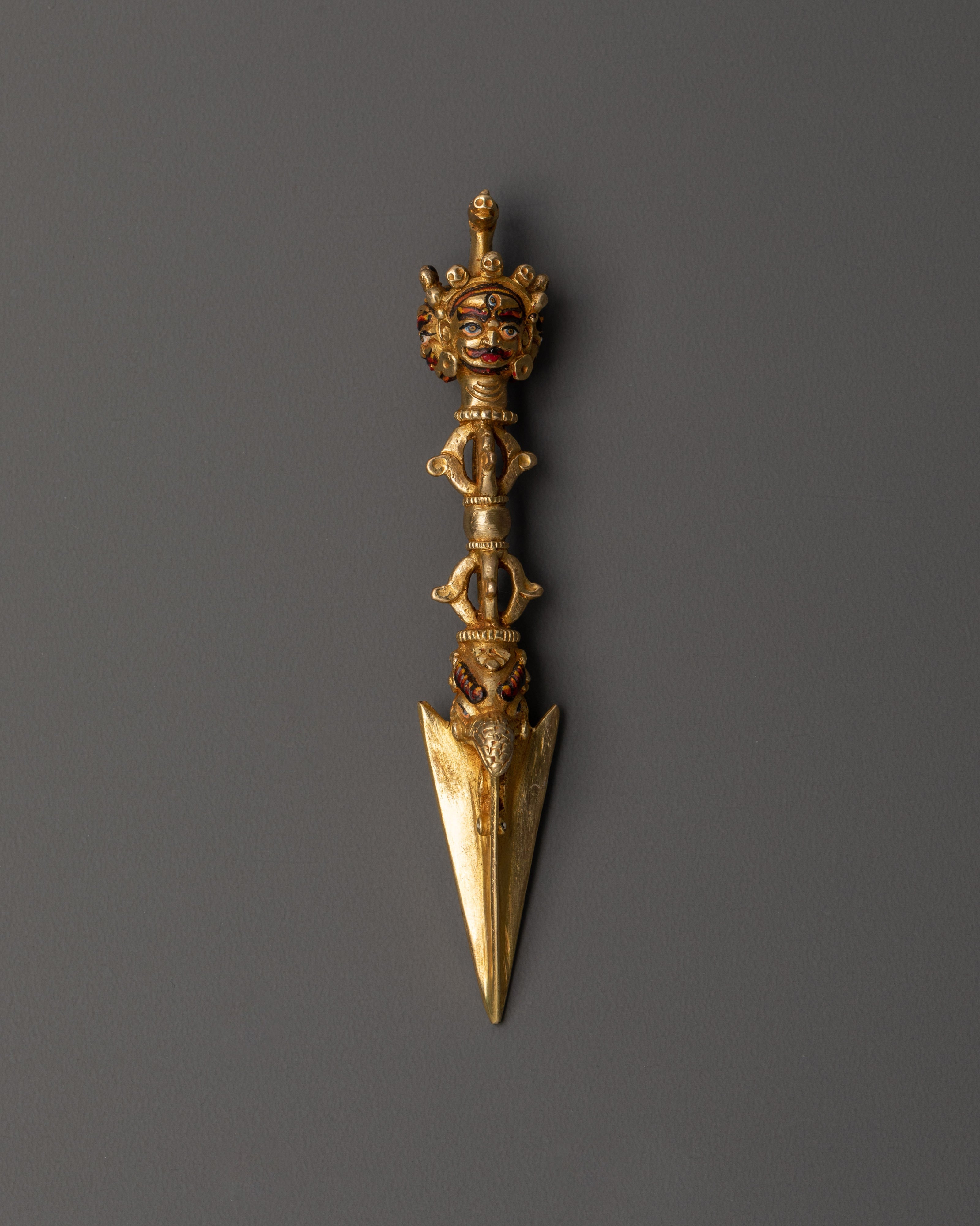 Tibetan shrine ritual dagger