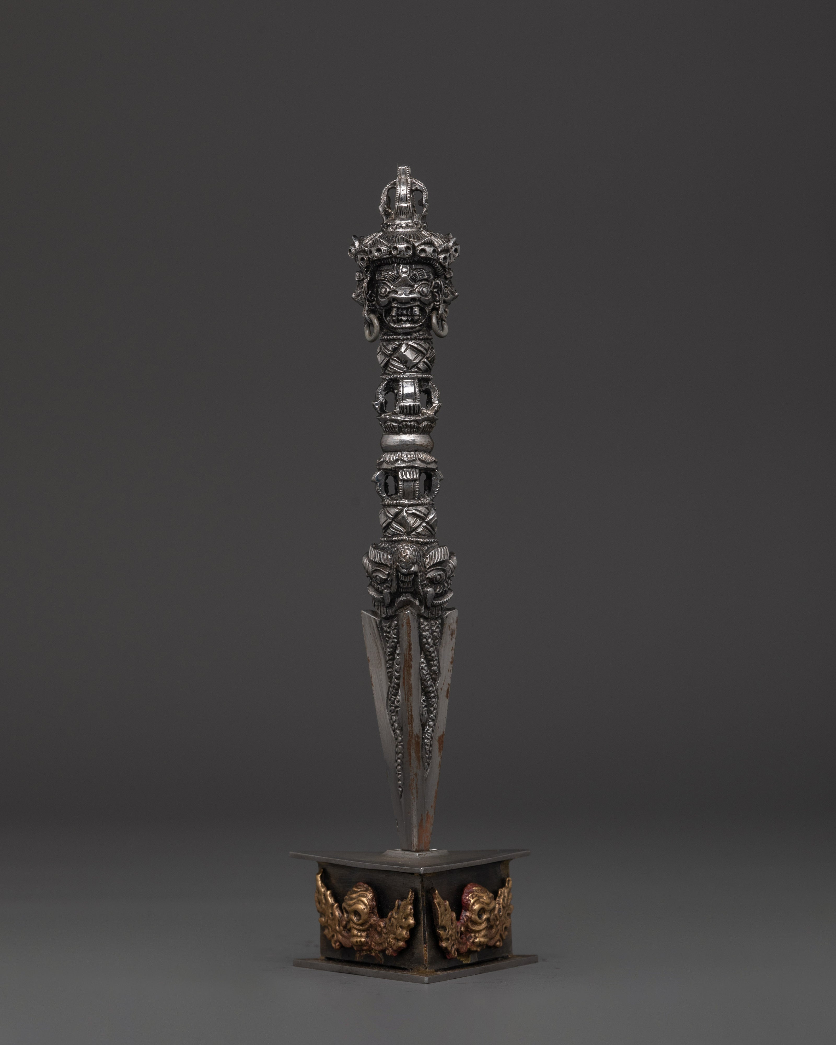 Nepalese iron ritual phurba
