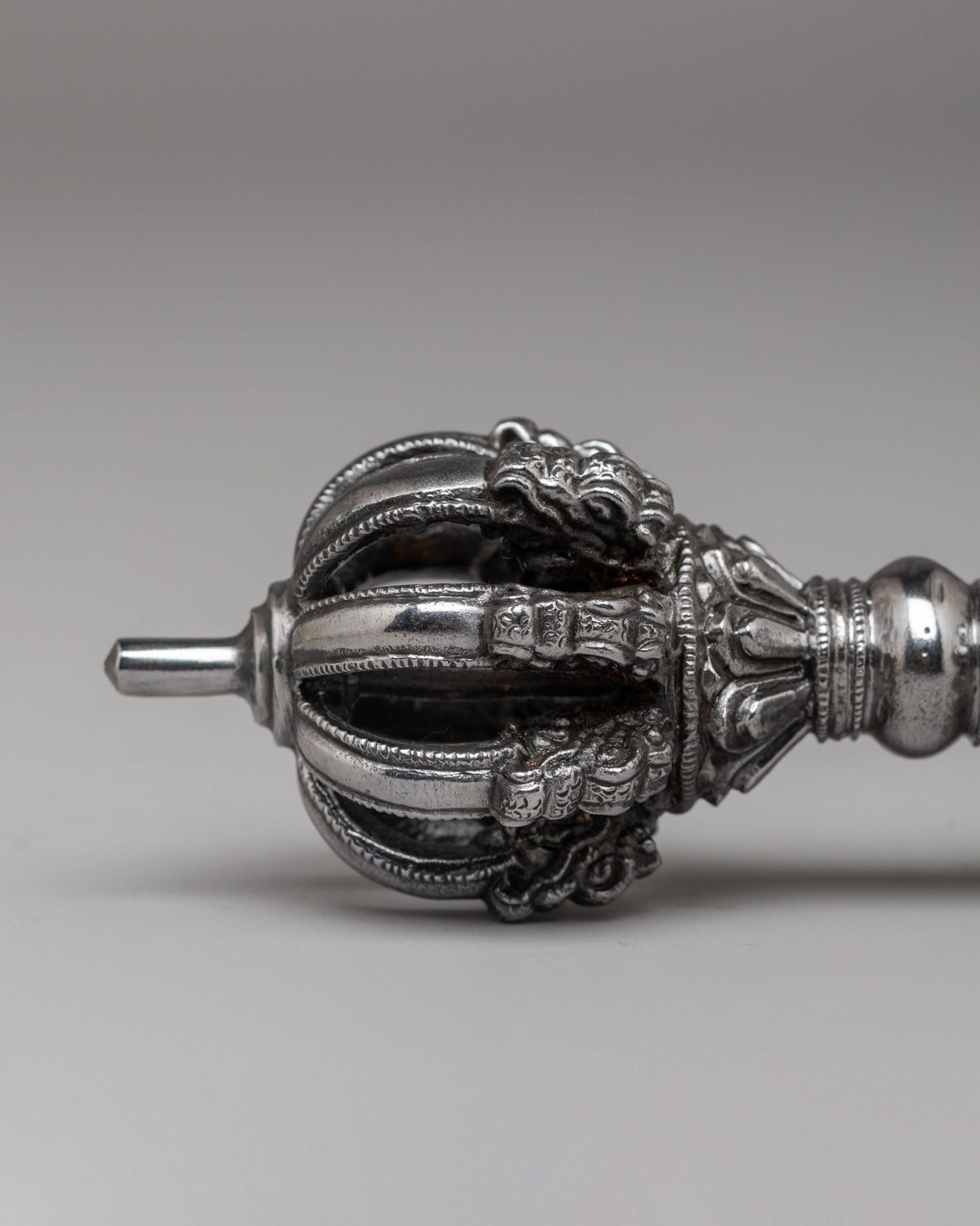 Handmade Ritual Dorje and Bell Set | Bronze and Iron Tibetan Ritual Instruments
