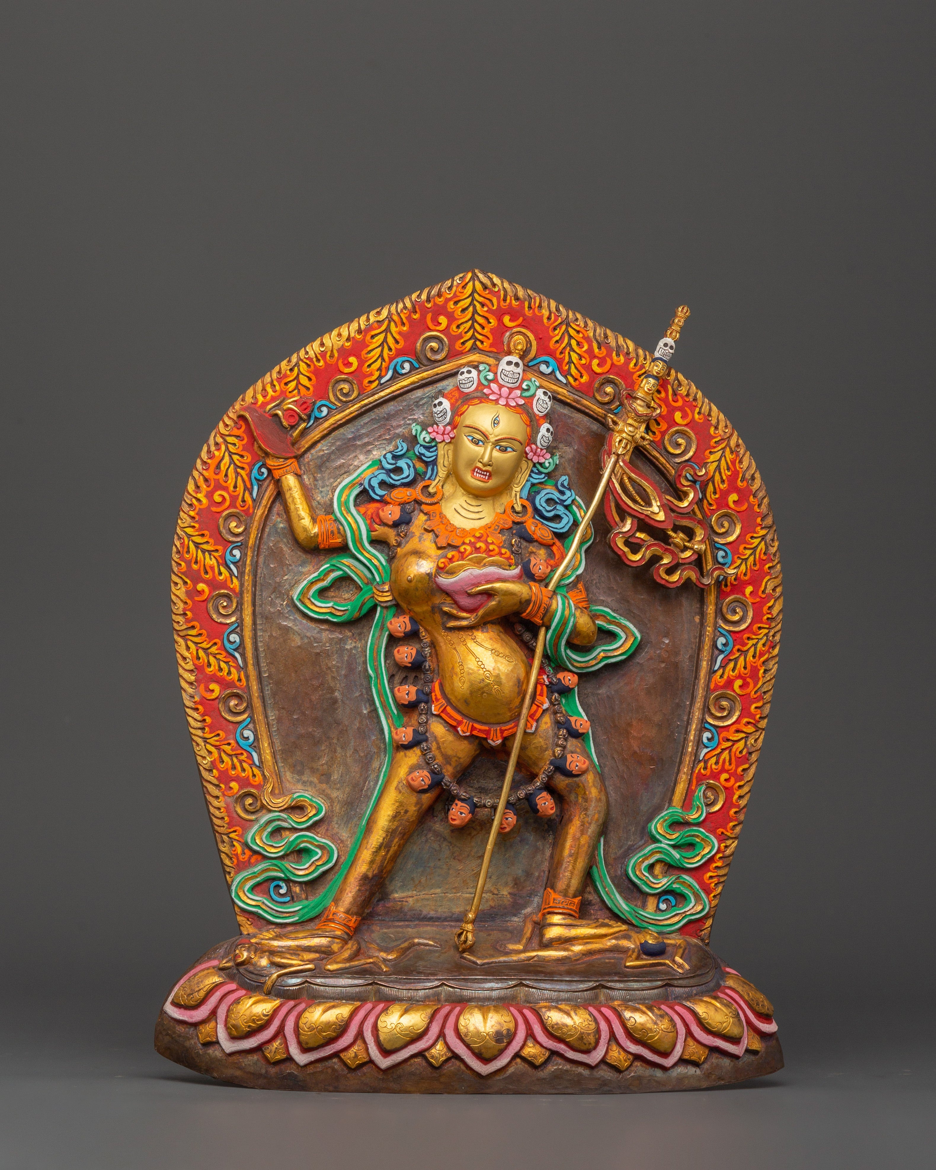 Gold-Plated Vajrayogini Statue