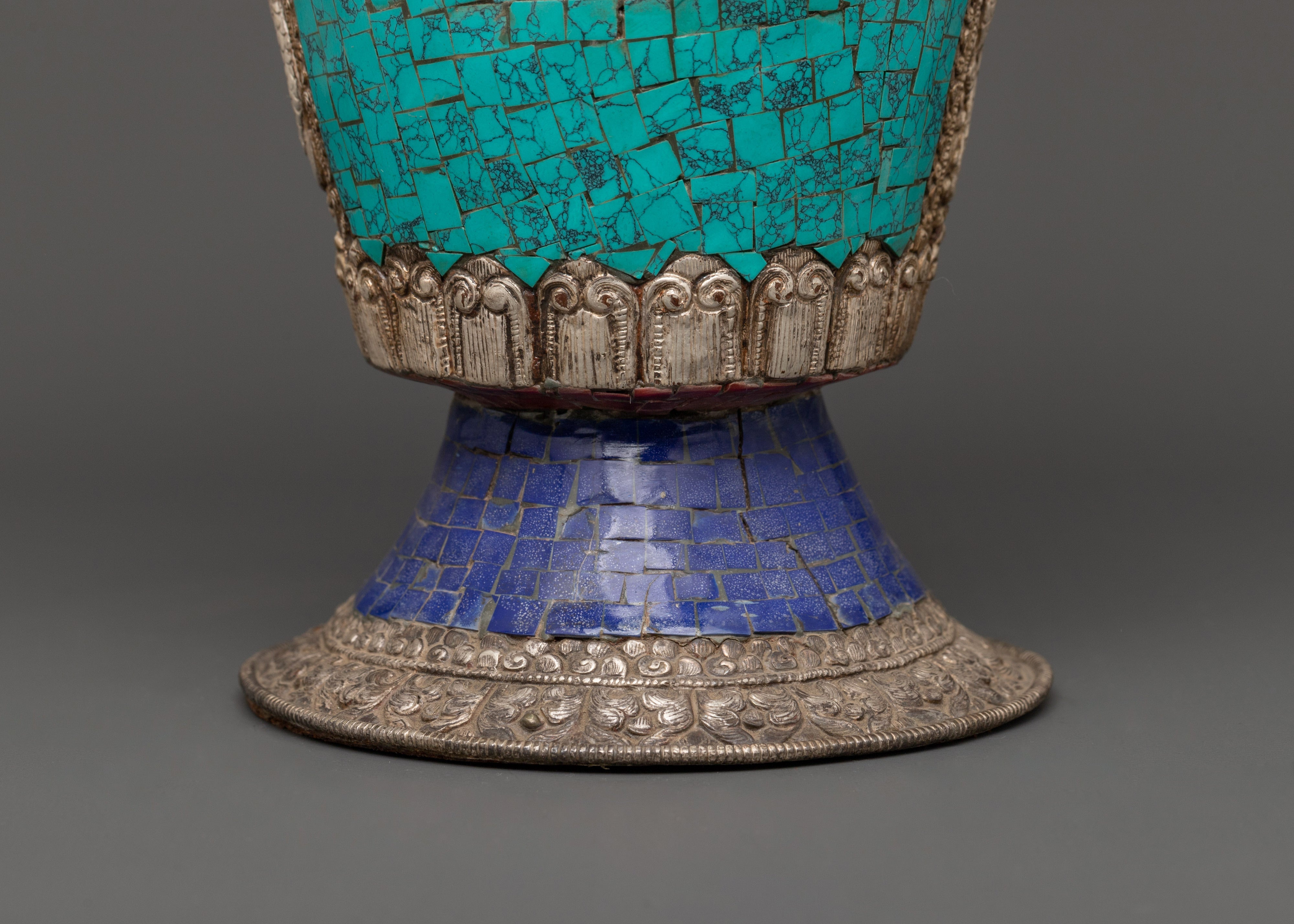 Lapis Lazuli Flower Vase | Art and Spirituality