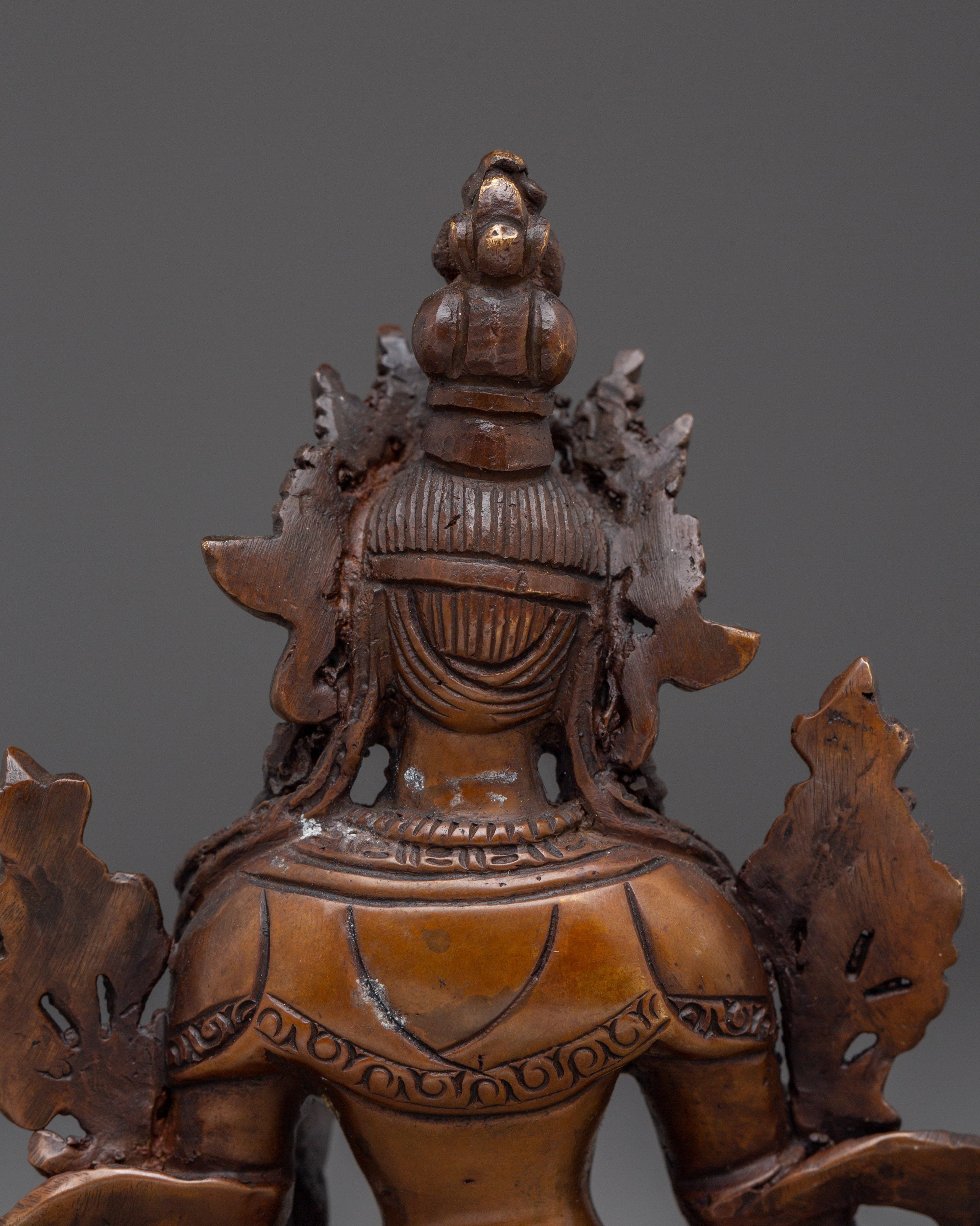 Oxidized Sita Tara Statue | White Tara - Tibetan Healing Deity