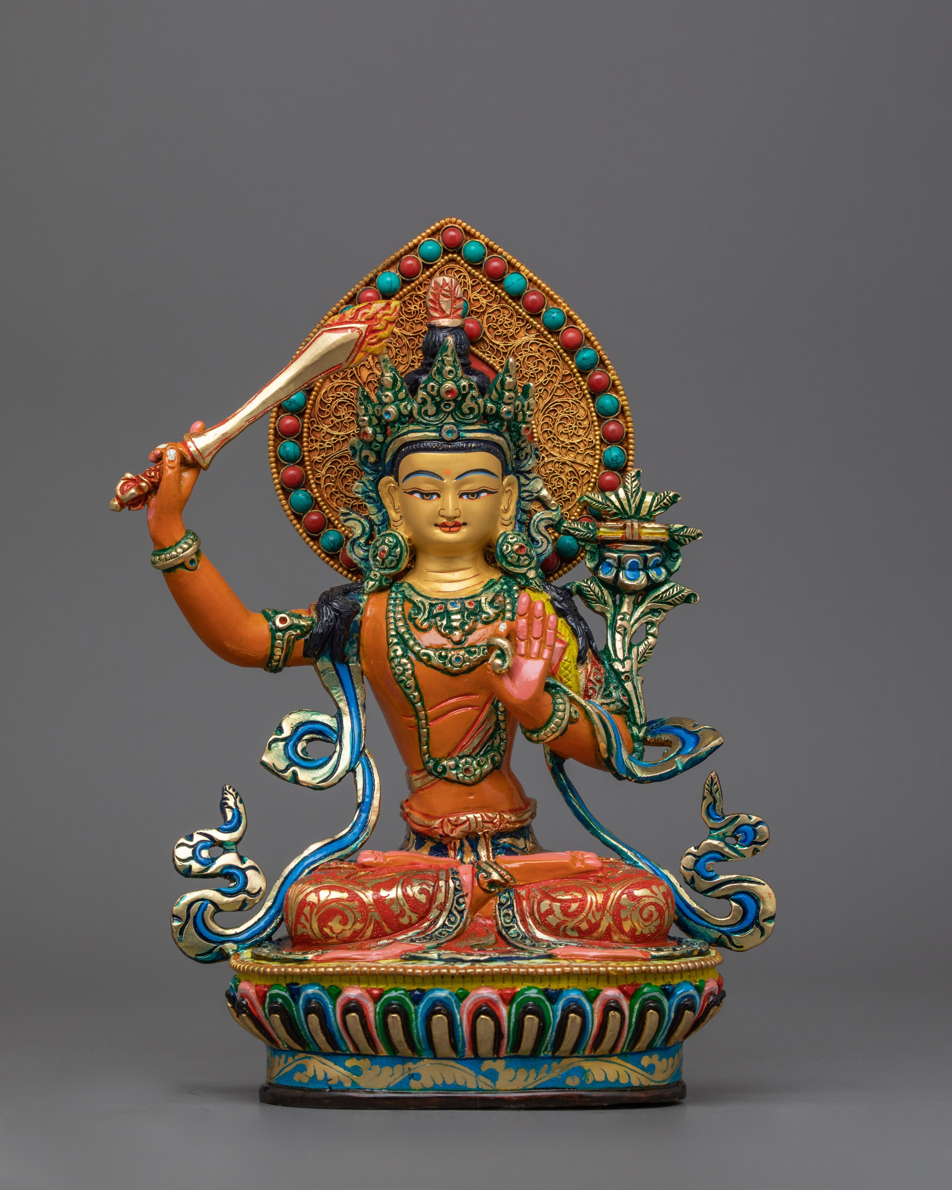 Enlightened Deity Manjushri Figurine