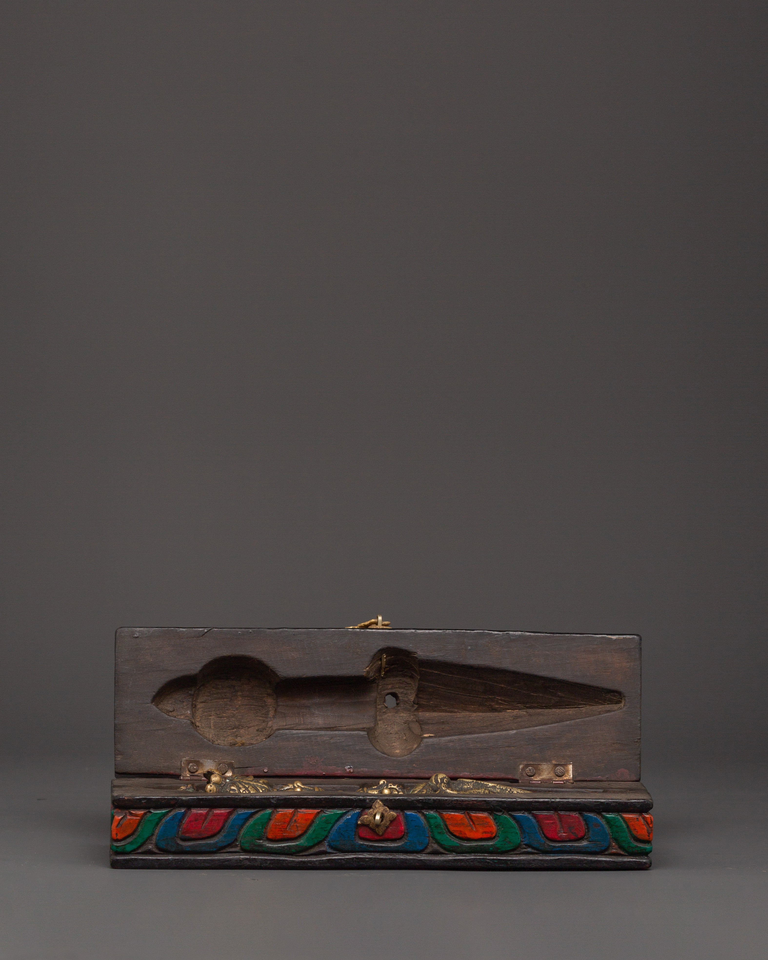 Handcrafted Phurba with Box | Buddhist Powerful Weapon Phurba for Protection