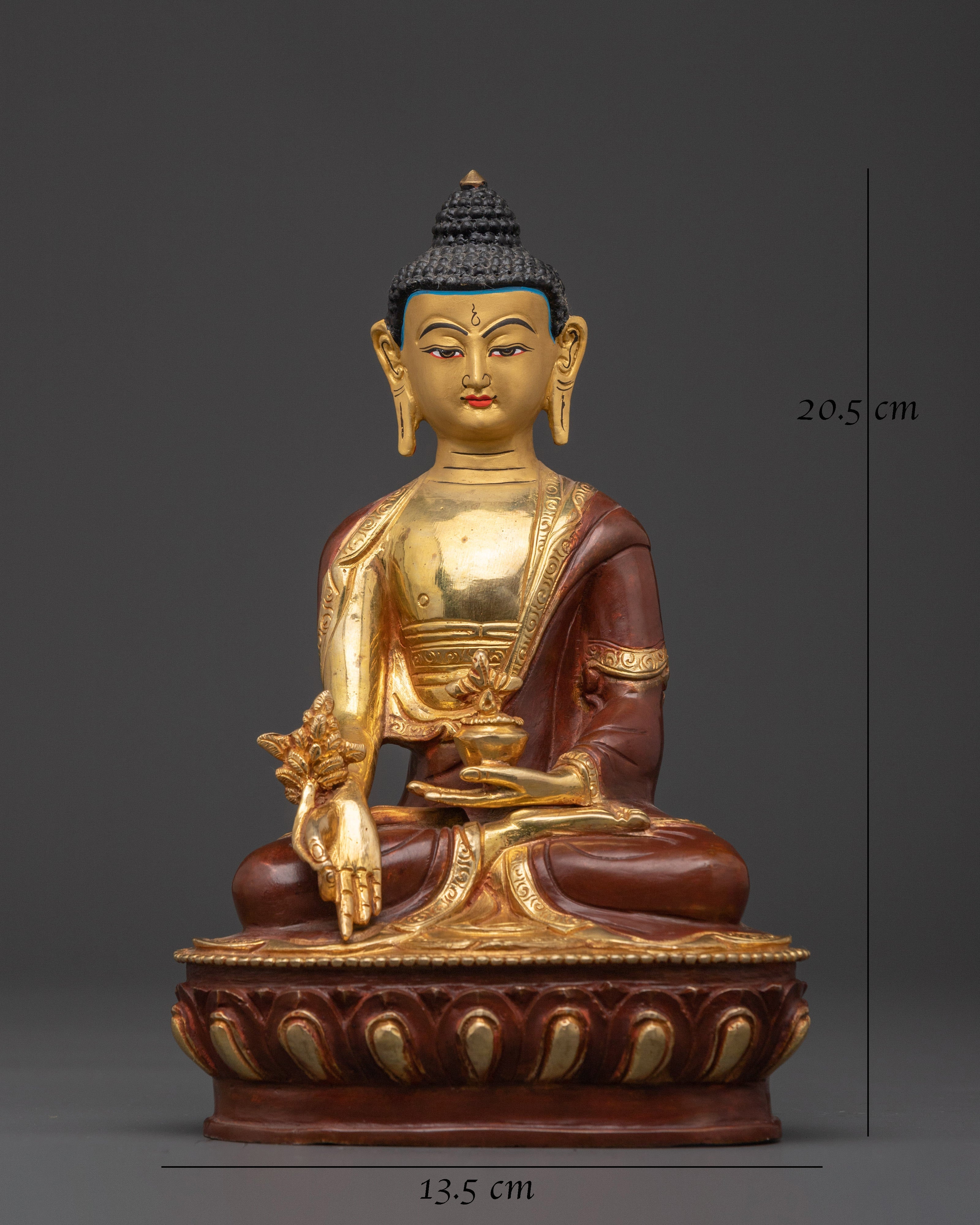 Handcrafted Tibetan Healing Deity | Ideal for Home Altars, Meditation, and Wellness Rituals