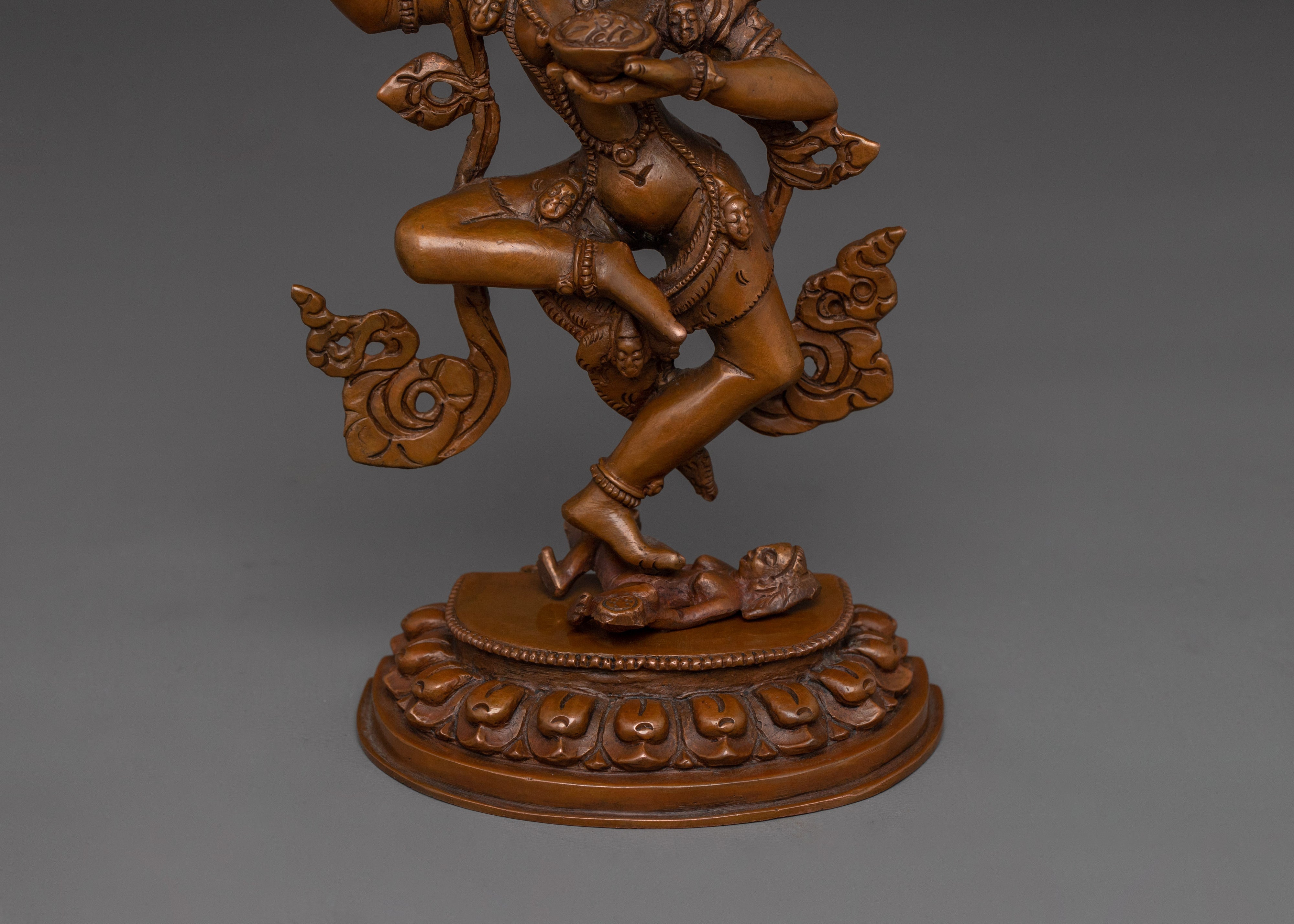 Oxidized Troma Nagmo Statue | Also known as Krodha Kali