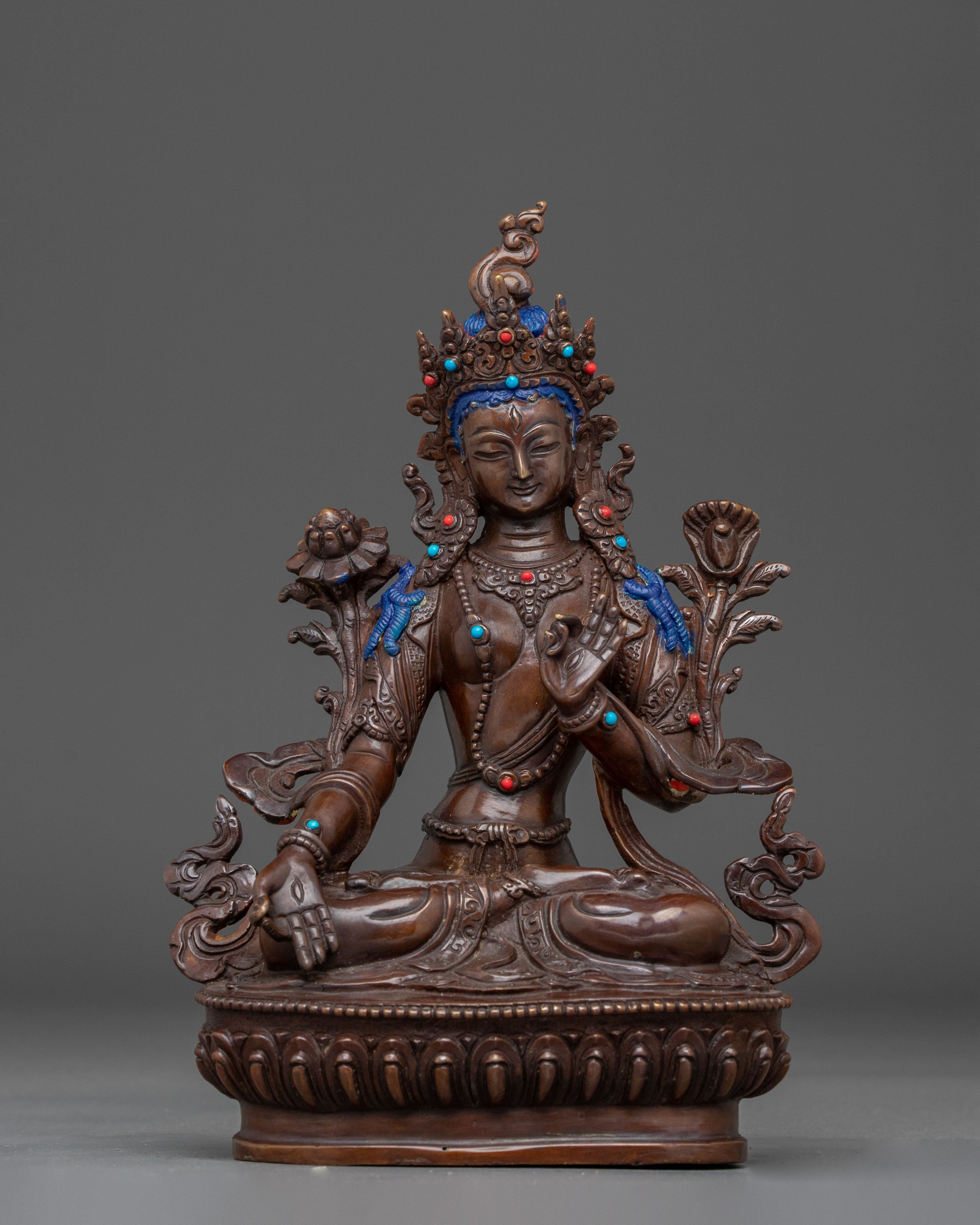 Buddhist White Tara Deity Art for Dharma Decor