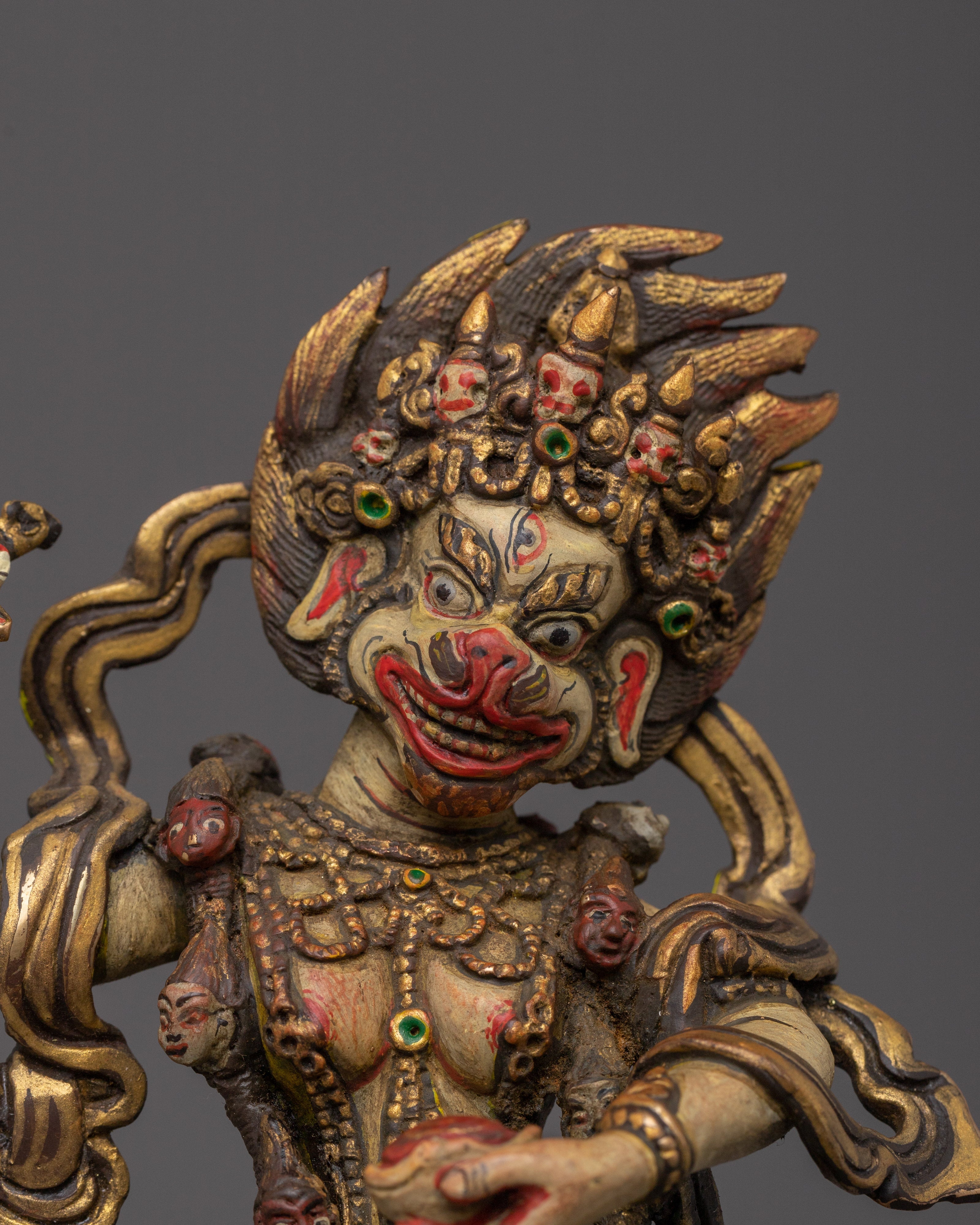 Lion-Headed Dakini, Simha Mukha Statue | Tantric Deity