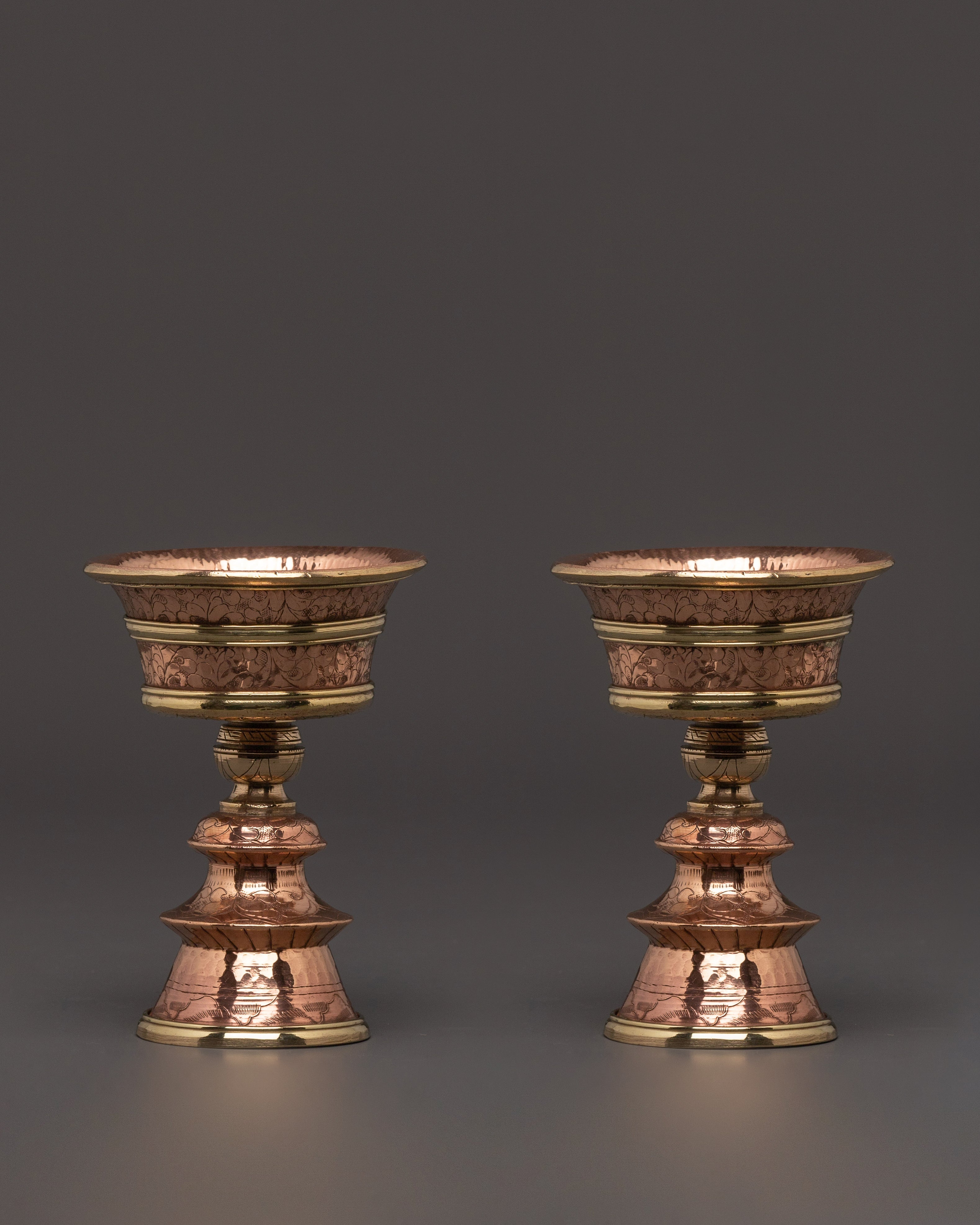 Traditional Butter Lamp set