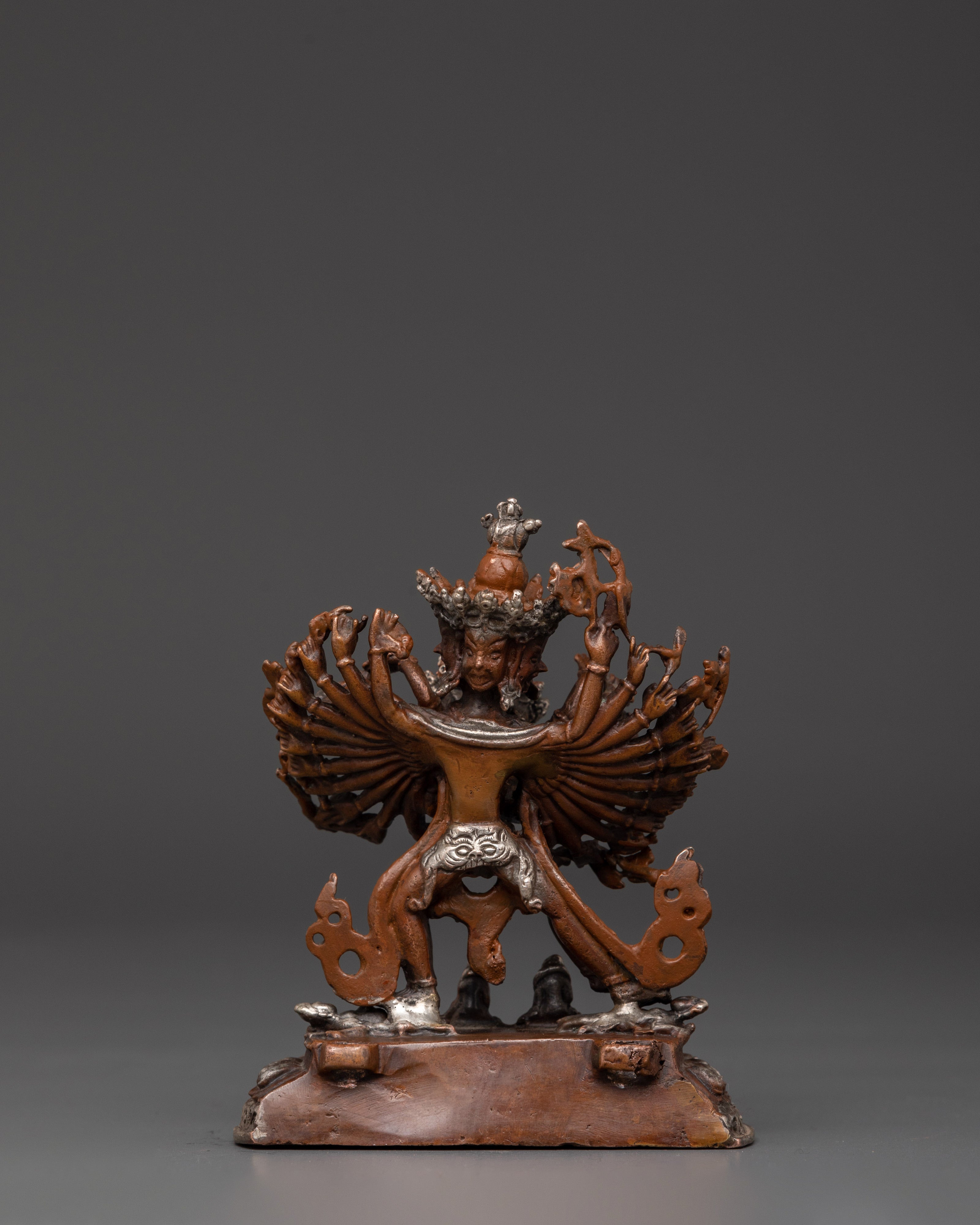 Chakrasambhara Statue | Tantric Deity with Vajravarahi in Yab Yum Union