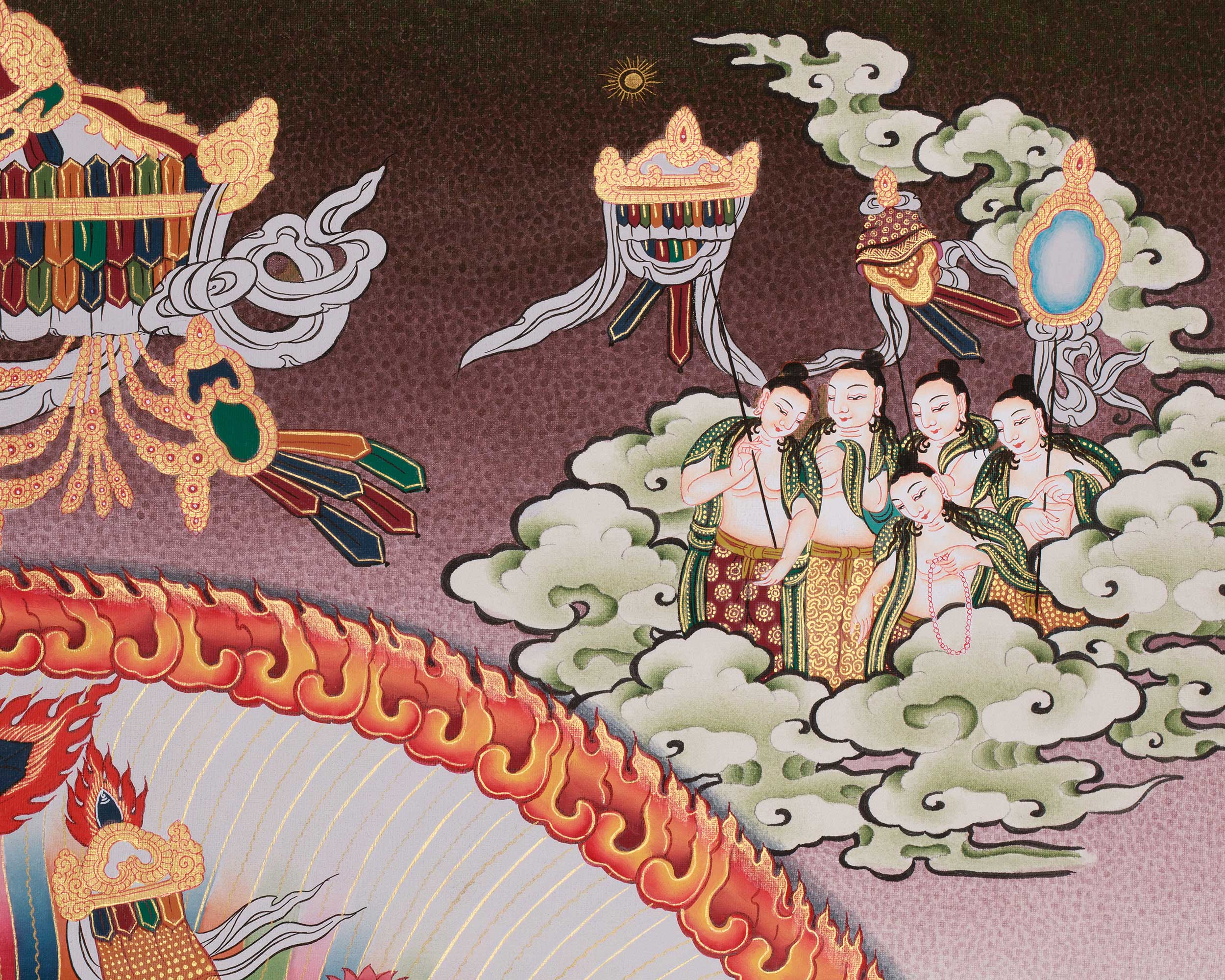 Tibetan Cundi Thangka | Manifestation of Spiritual Power