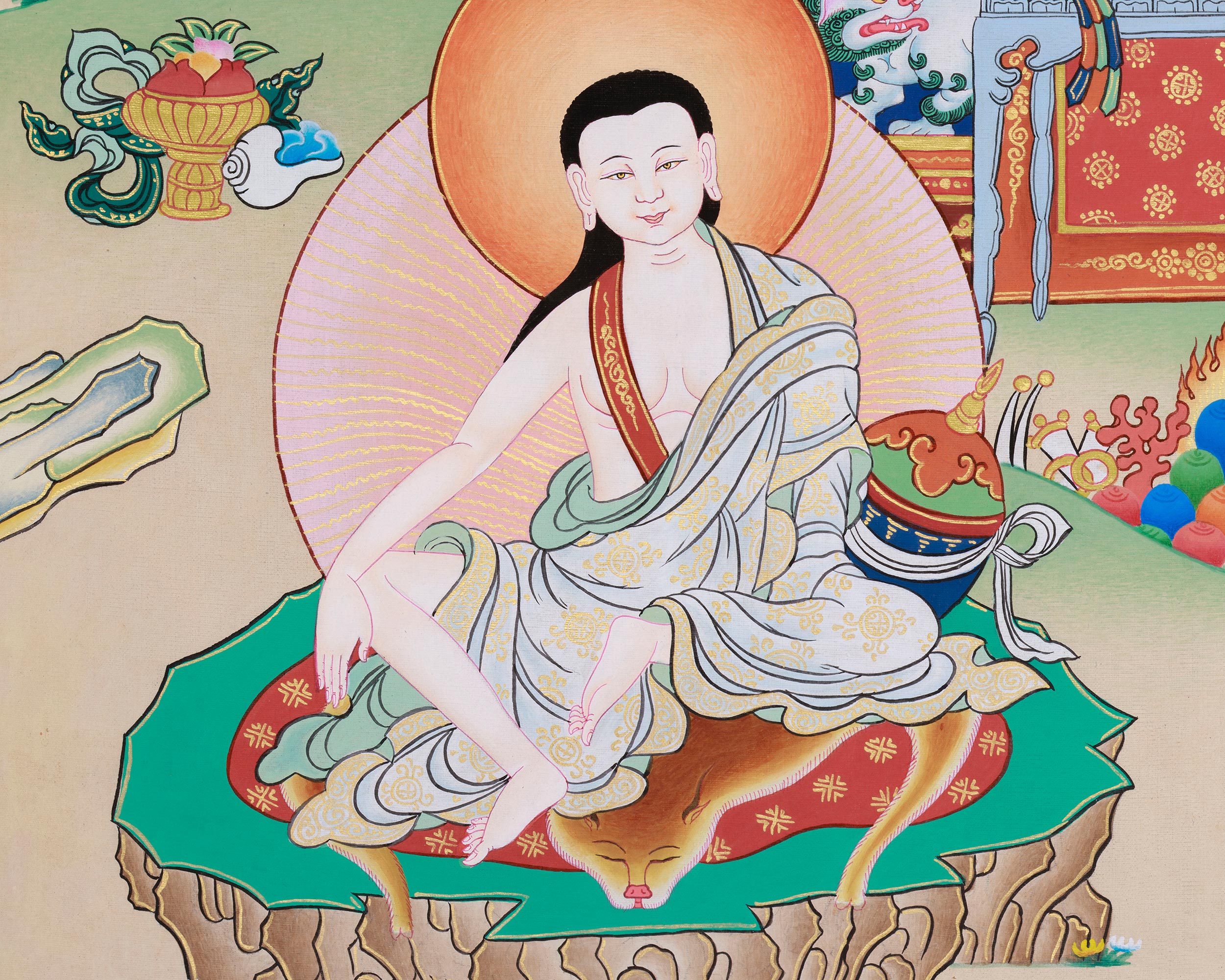 Marpa Buddhist Art | A Founding Master of The Kagyu Lineage | Tibetan Deity