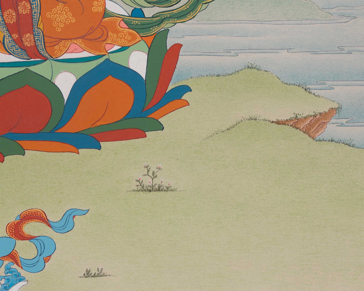 Chenrezig Sacred Himalayan Thangka | Bodhisattva Of Boundless Compassion