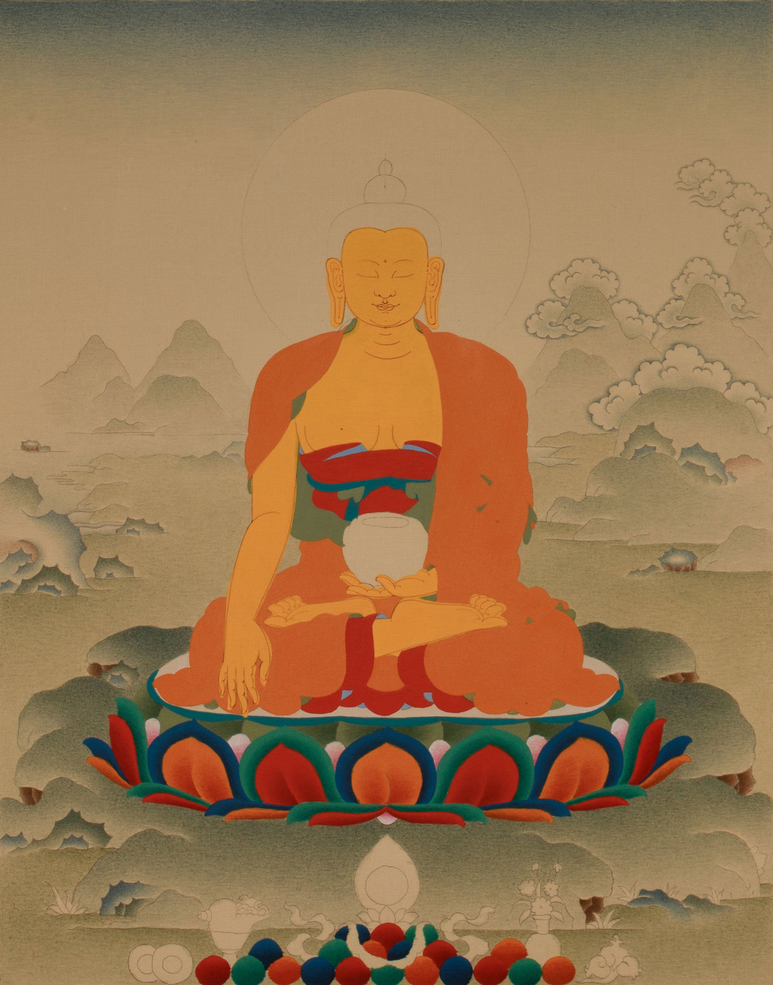 Traditional Process of the Shakyamuni Buddha Artwork | Historical Buddha