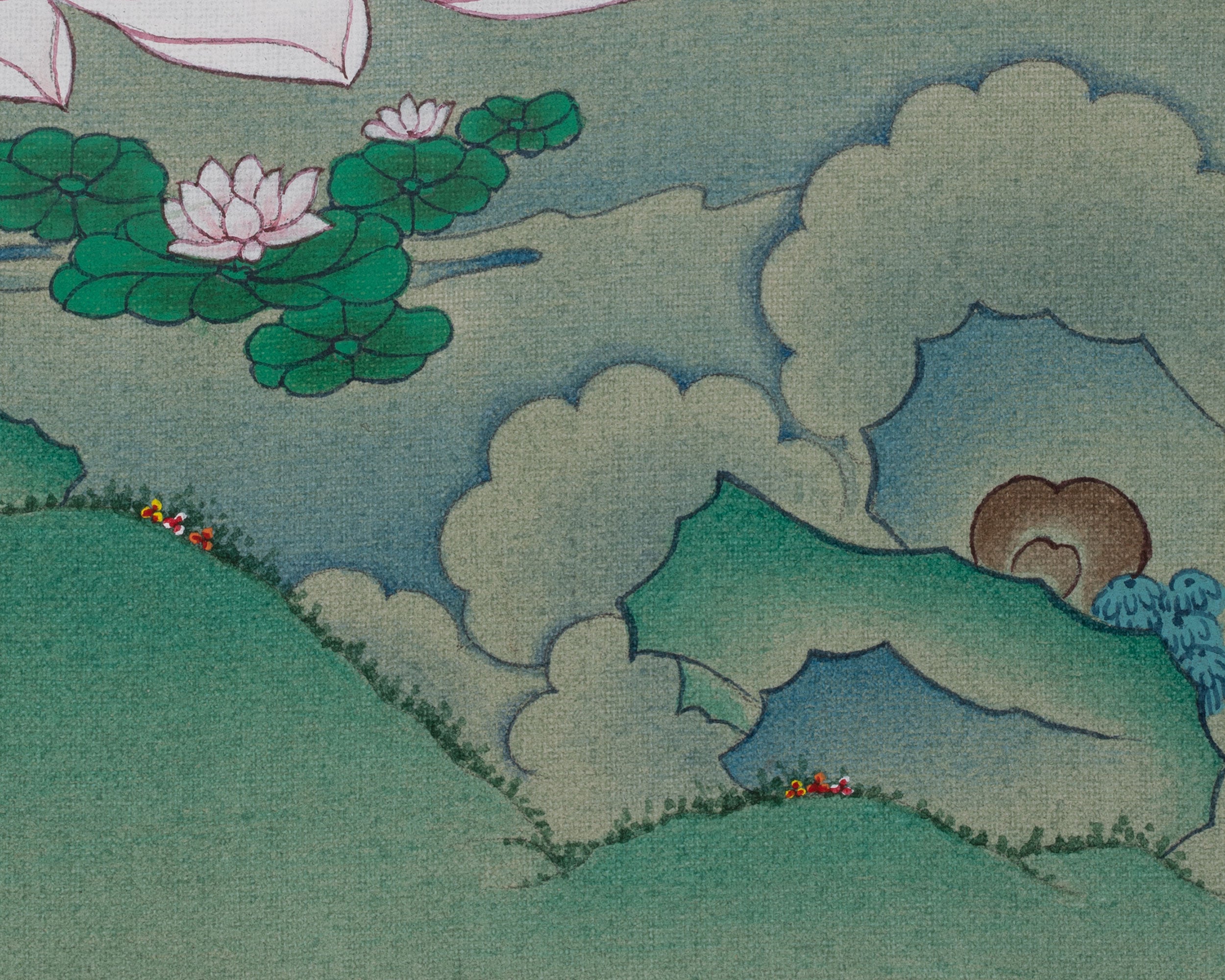 Green Tara Healing Thangka | Compassionate Deity | Himalayan Artwork