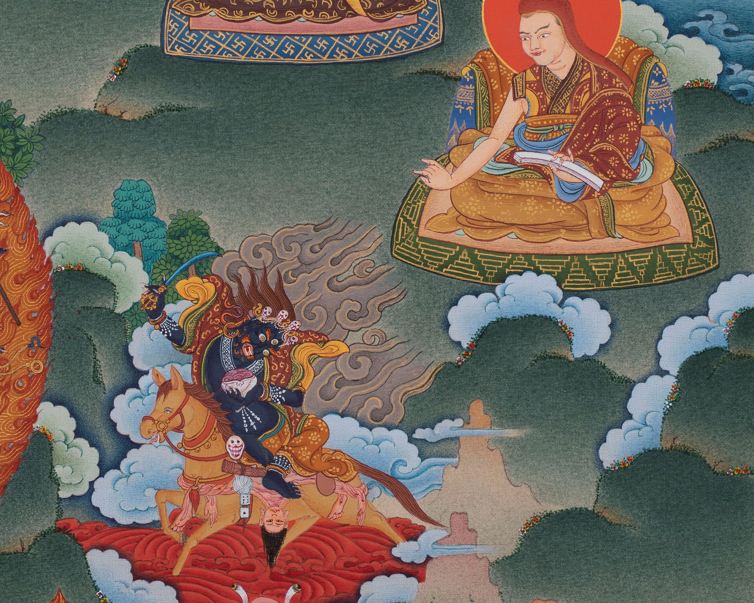 Khyungpo Naljor Thangka Print | High-Quality Print of the Esteemed Guru of Shangpa Kagyu