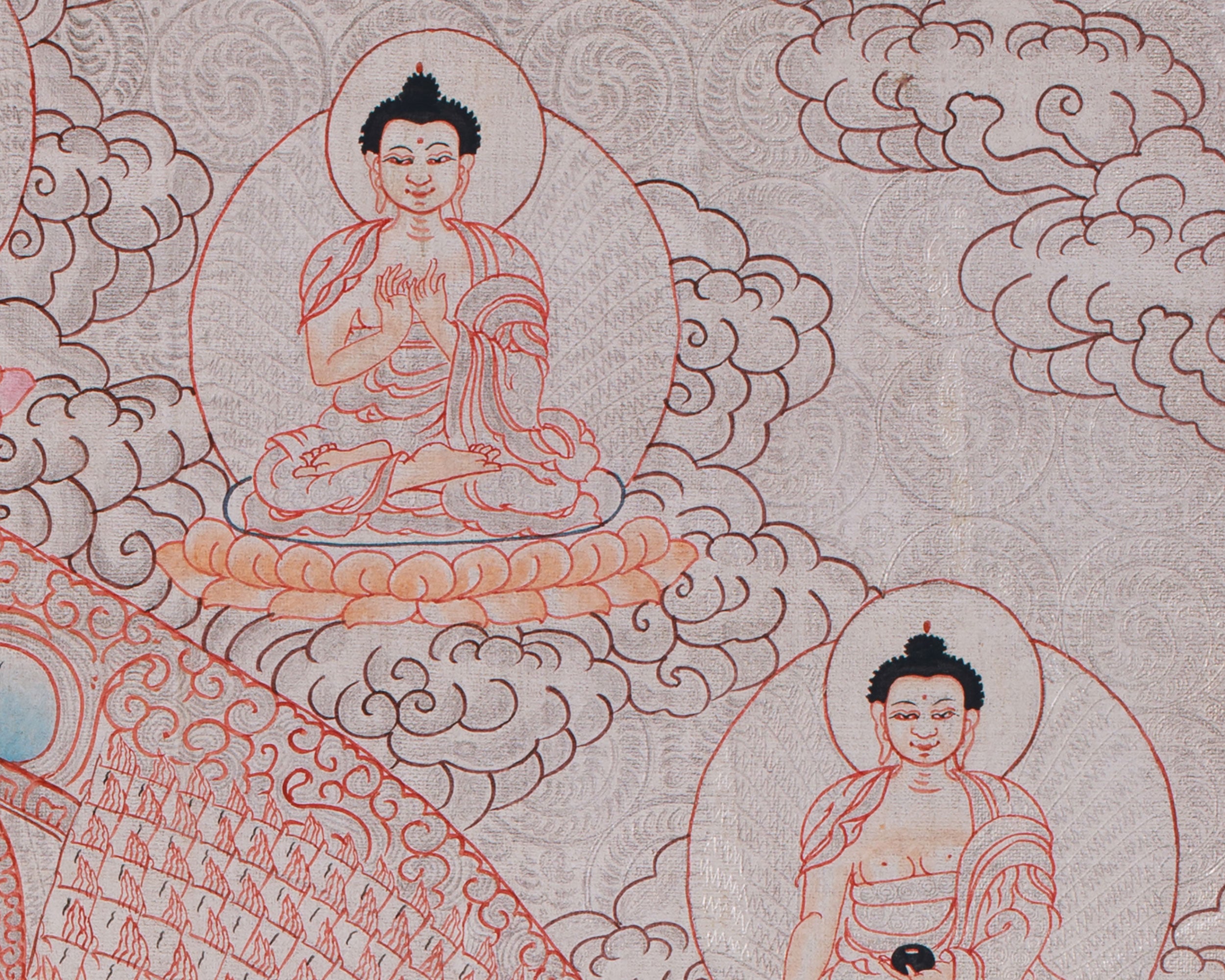 Sacred Art Of 1000 Armed Chenrezig | Avalokiteshvara Thangka | Spiritual Artwork