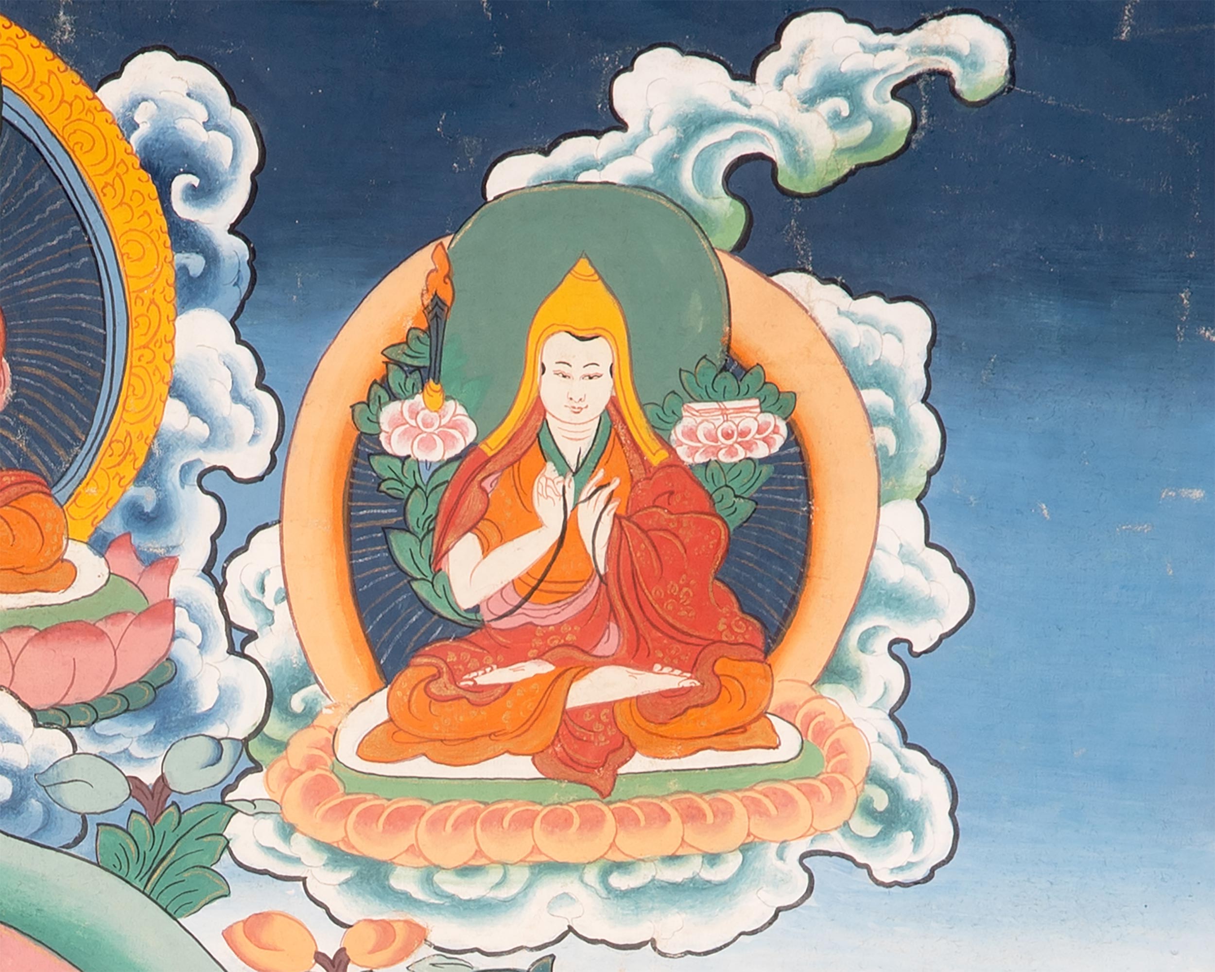 Original Green Tara in Brocade | The Compassionate Goddess of Healing and Protection