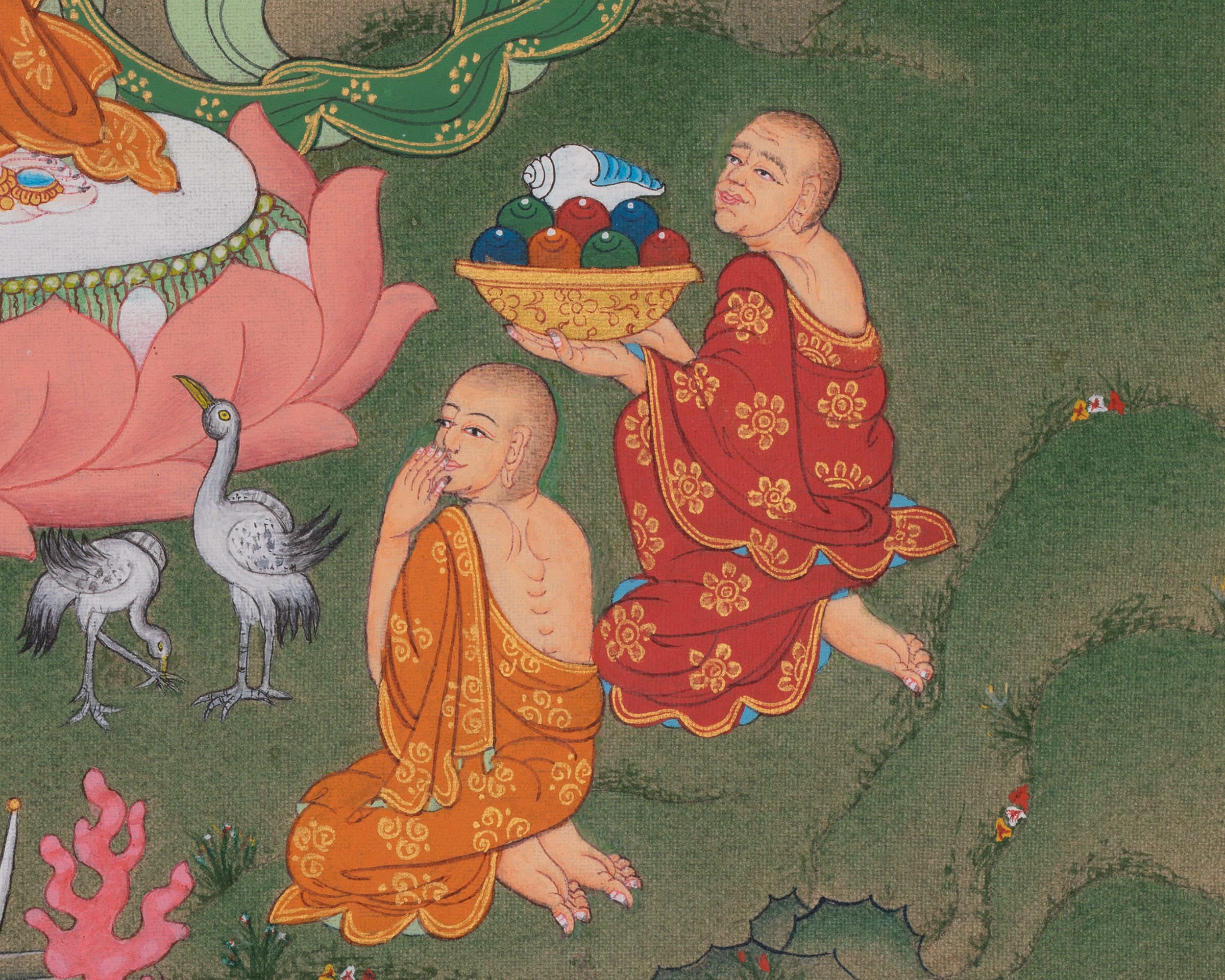 1000 Armed Avalokiteshvara Artwork | Hand-Painted Tibetan Spiritual Thangka