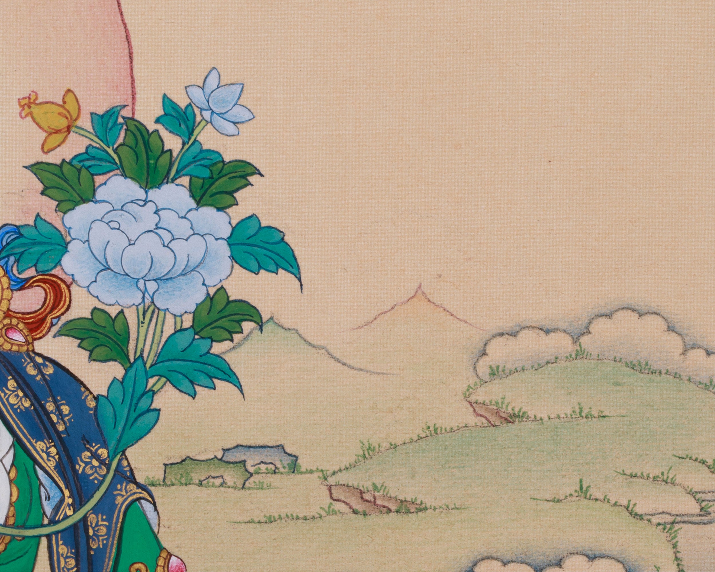 Mother Green Tara Painting | Goddess of Compassion and Liberation