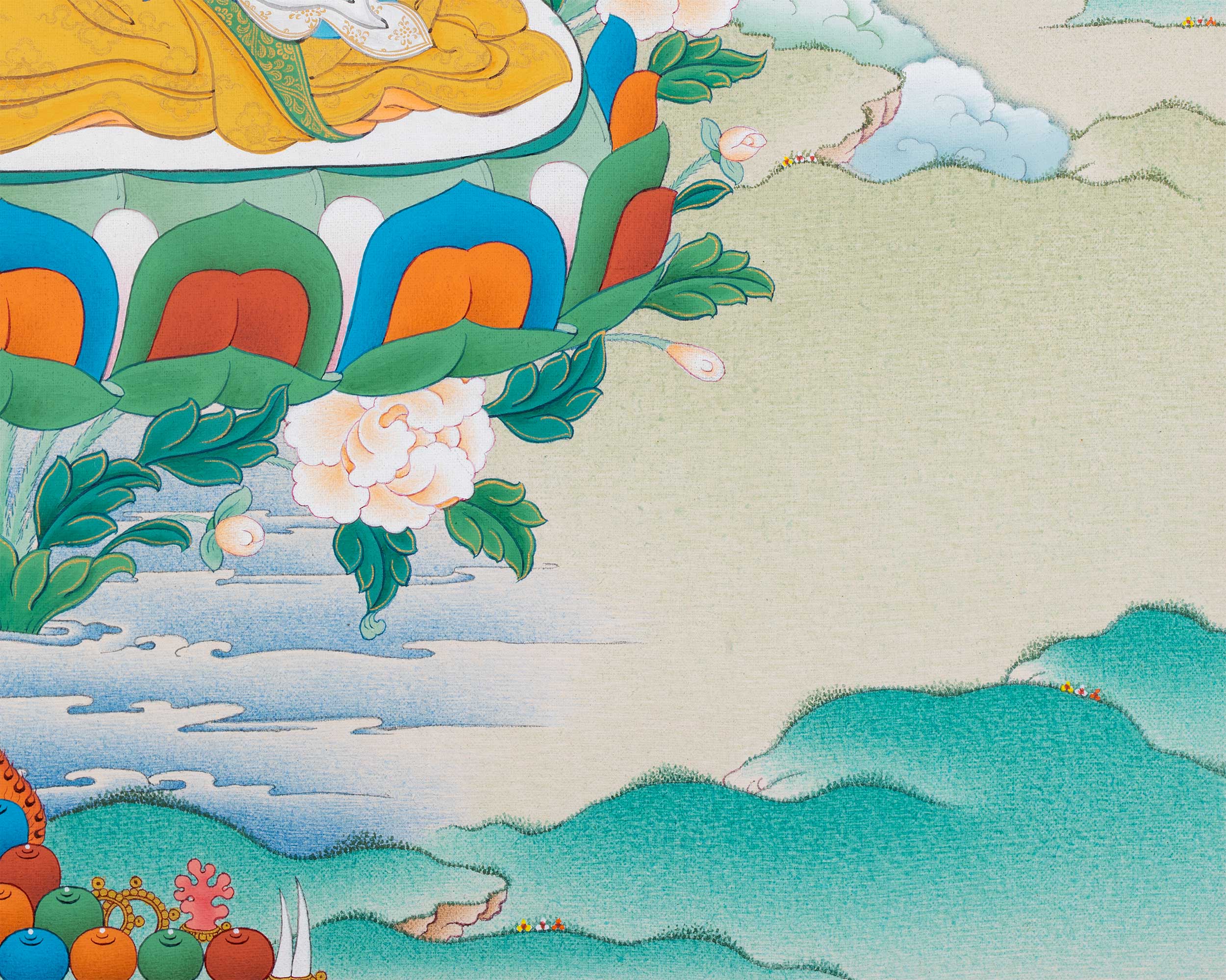 Thangtong Gyalpo Thangka Print | Buddhist Master | Giclee Canvas Print