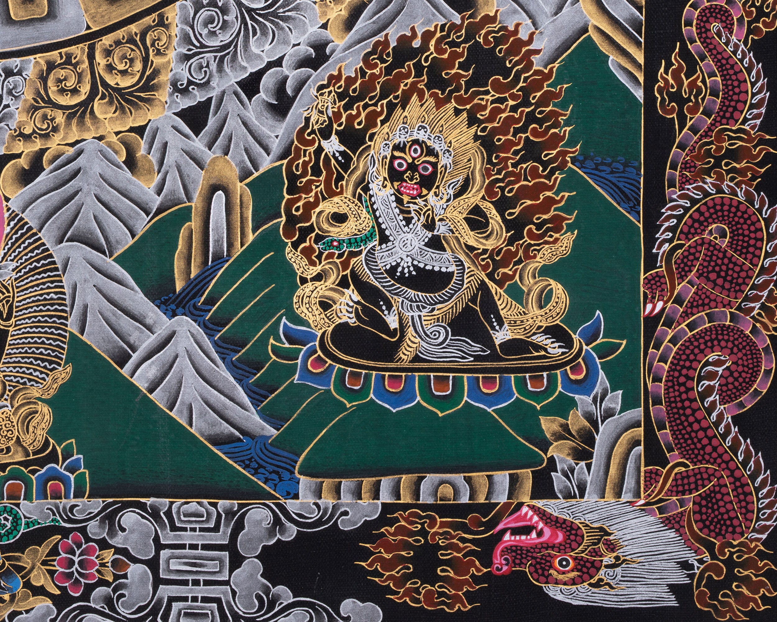 1000 Armed Chenrezig Mandala | Thangka of Boundless Compassion