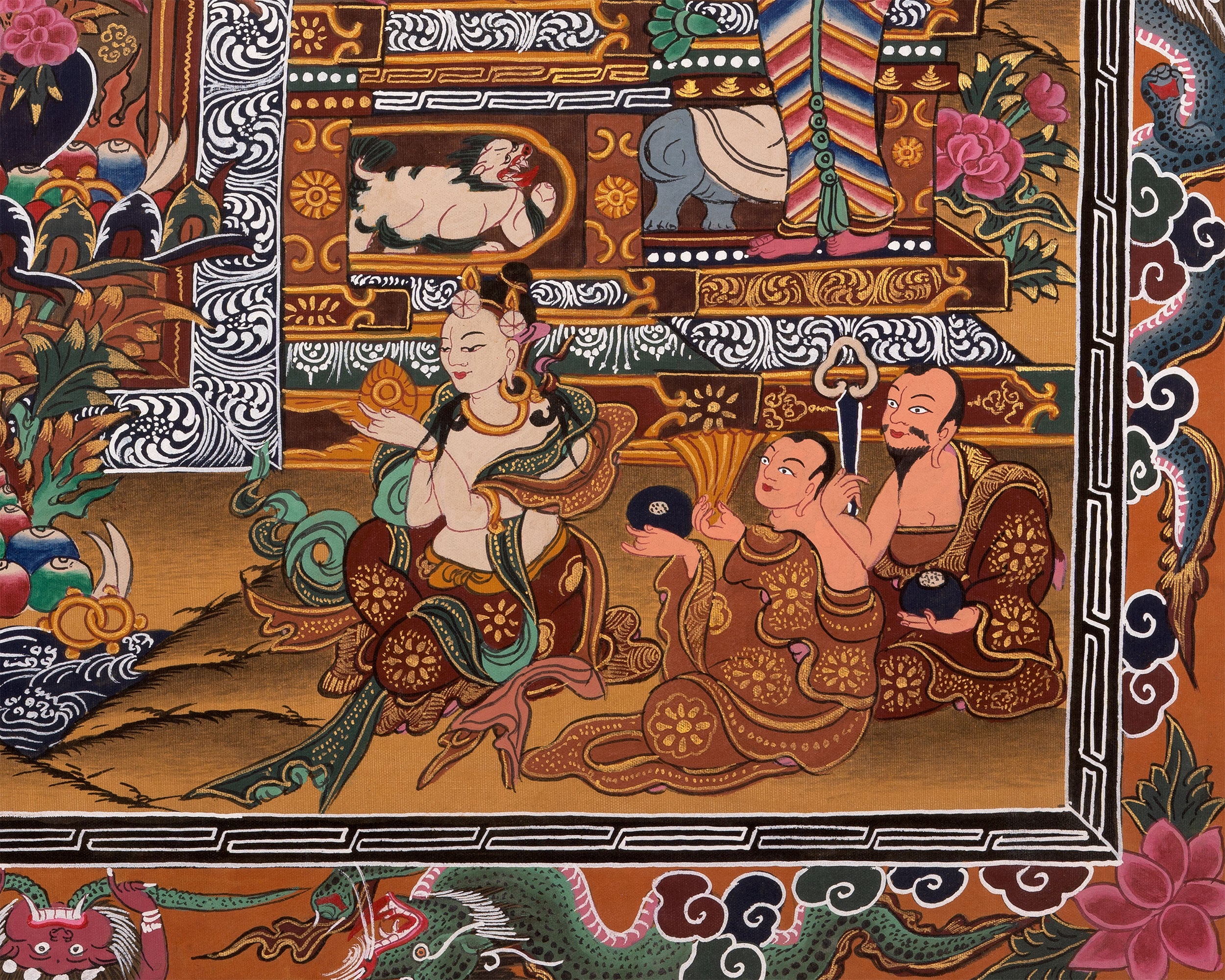 Original Shakyamuni Buddha | Buddhist Religious Thangka Painting
