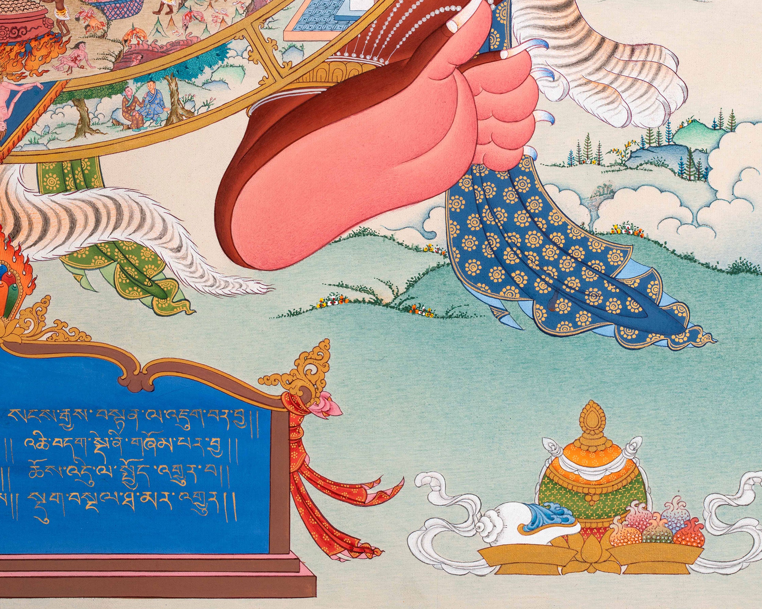 Wheel of Life Thangka Painting