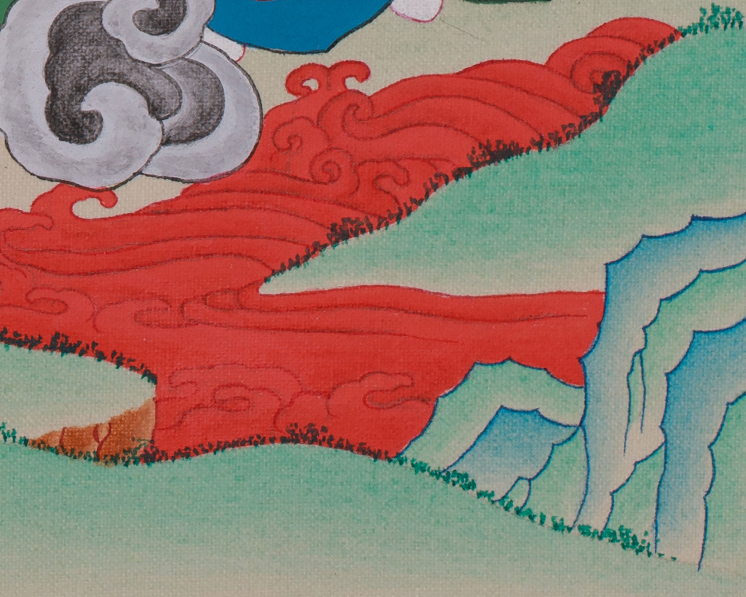 Dorje Drolo Thangka | Wrathful Manifestation of Guru Rinpoche | BROCADE