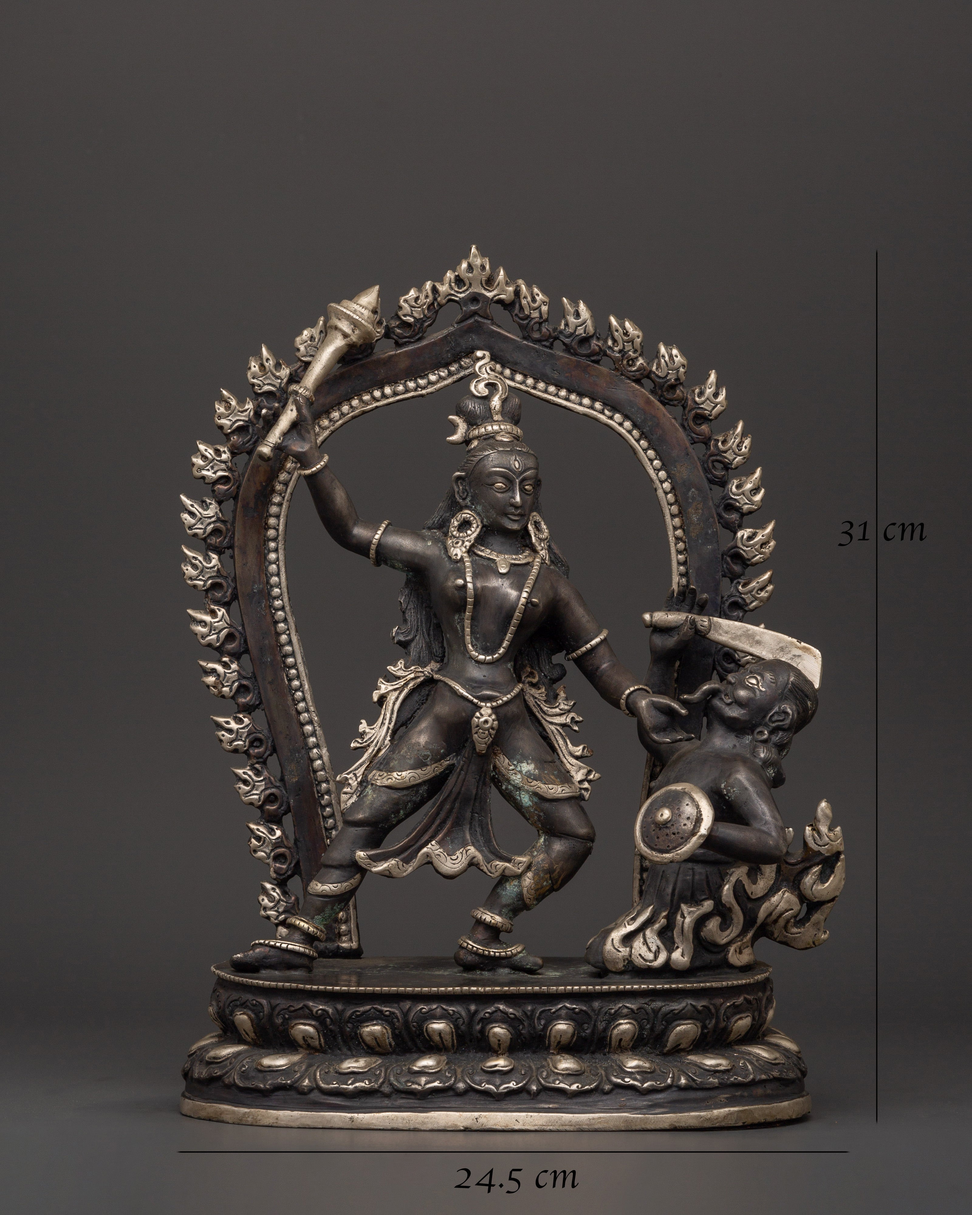 Baglamukhi Devi Statue | Wrathful Hindu Goddess