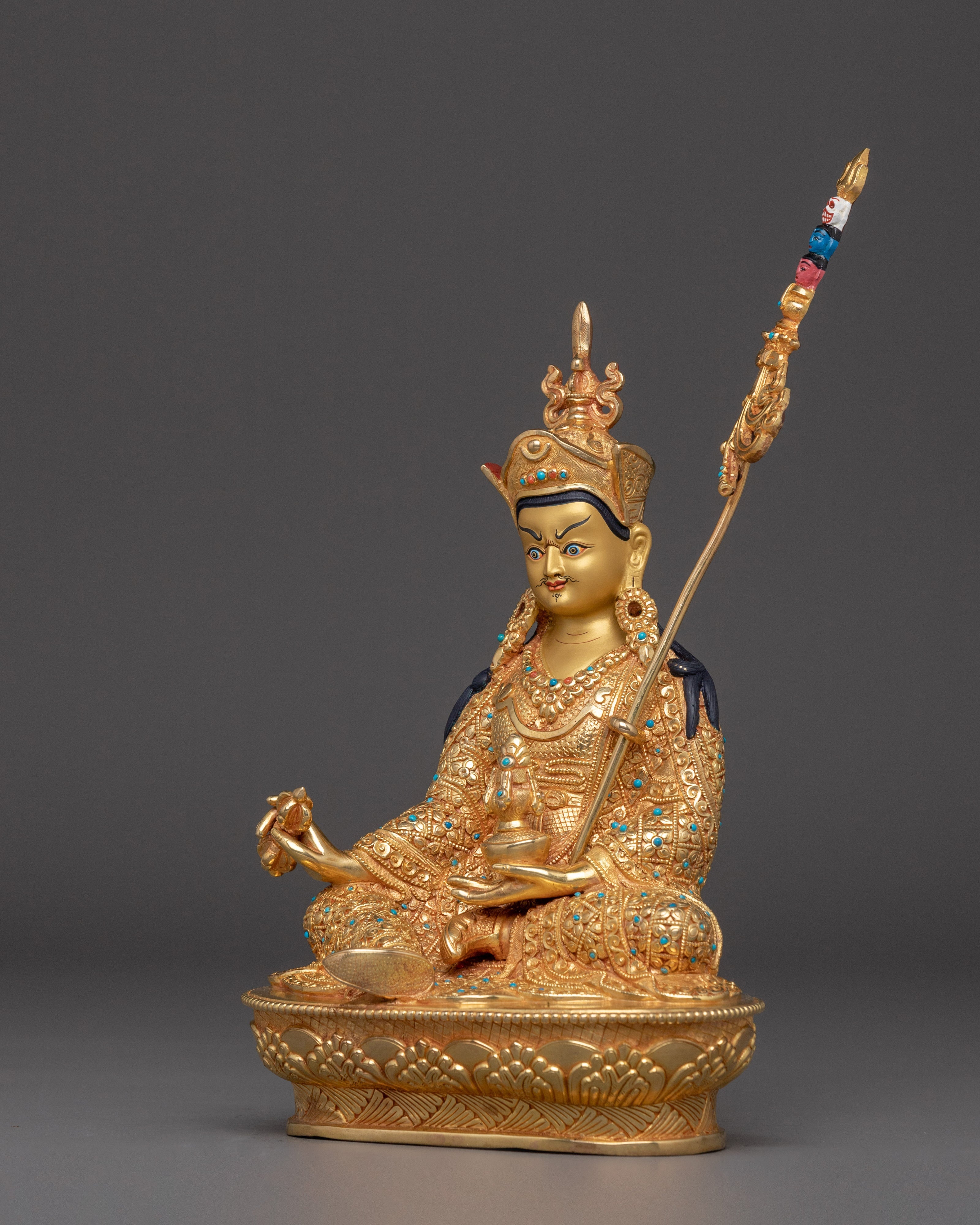 Divine Tantric Master Guru Rinpoche Statue | Handcrafted Padmasambhava Statue
