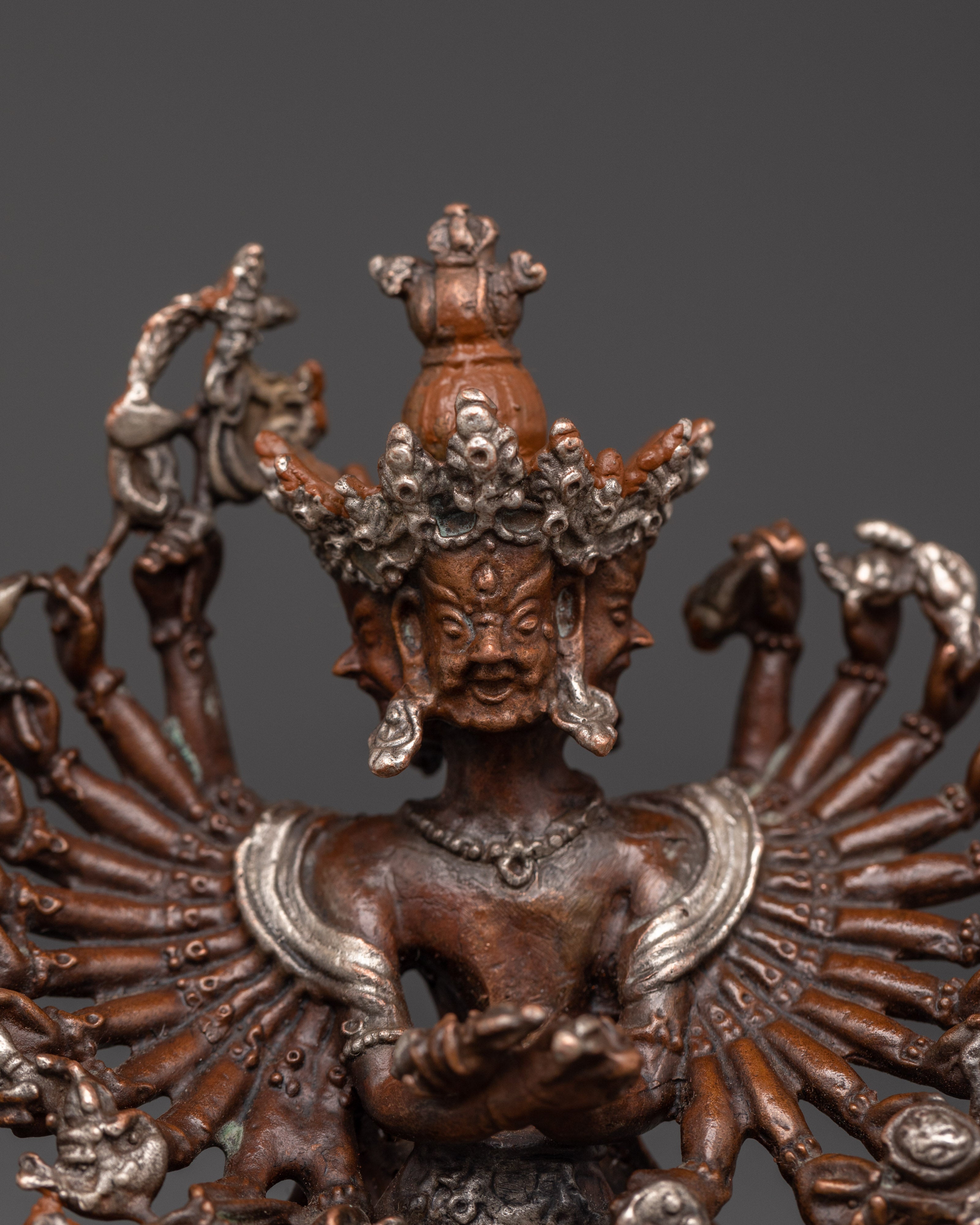Chakrasambhara Statue | Tantric Deity with Vajravarahi in Yab Yum Union