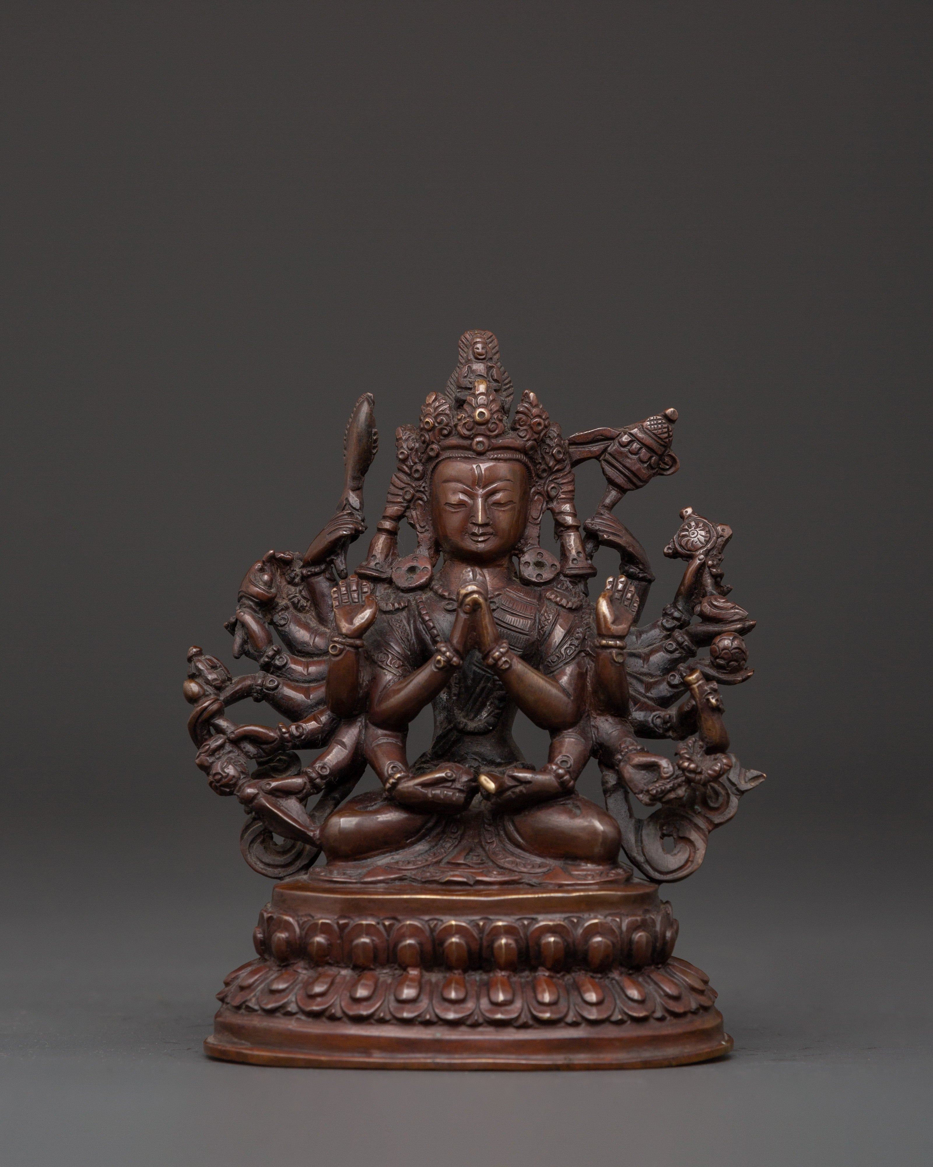 Cundi Bodhisattva sculpture