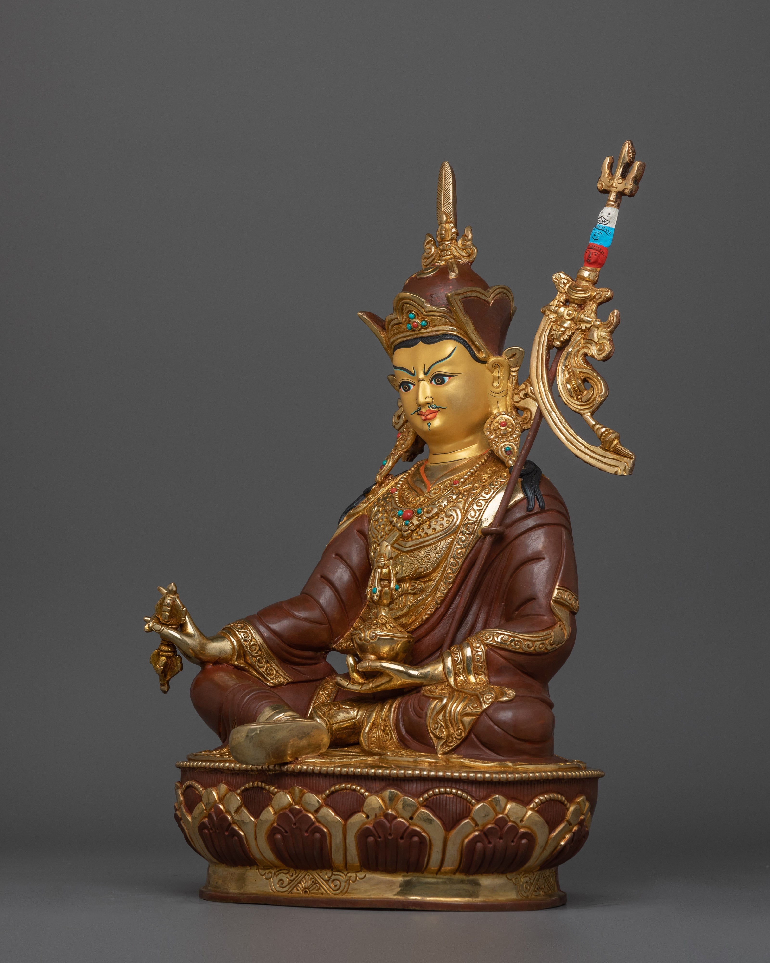 Tantric Master Guru Rinpoche Figurine | Padmasambhava Art
