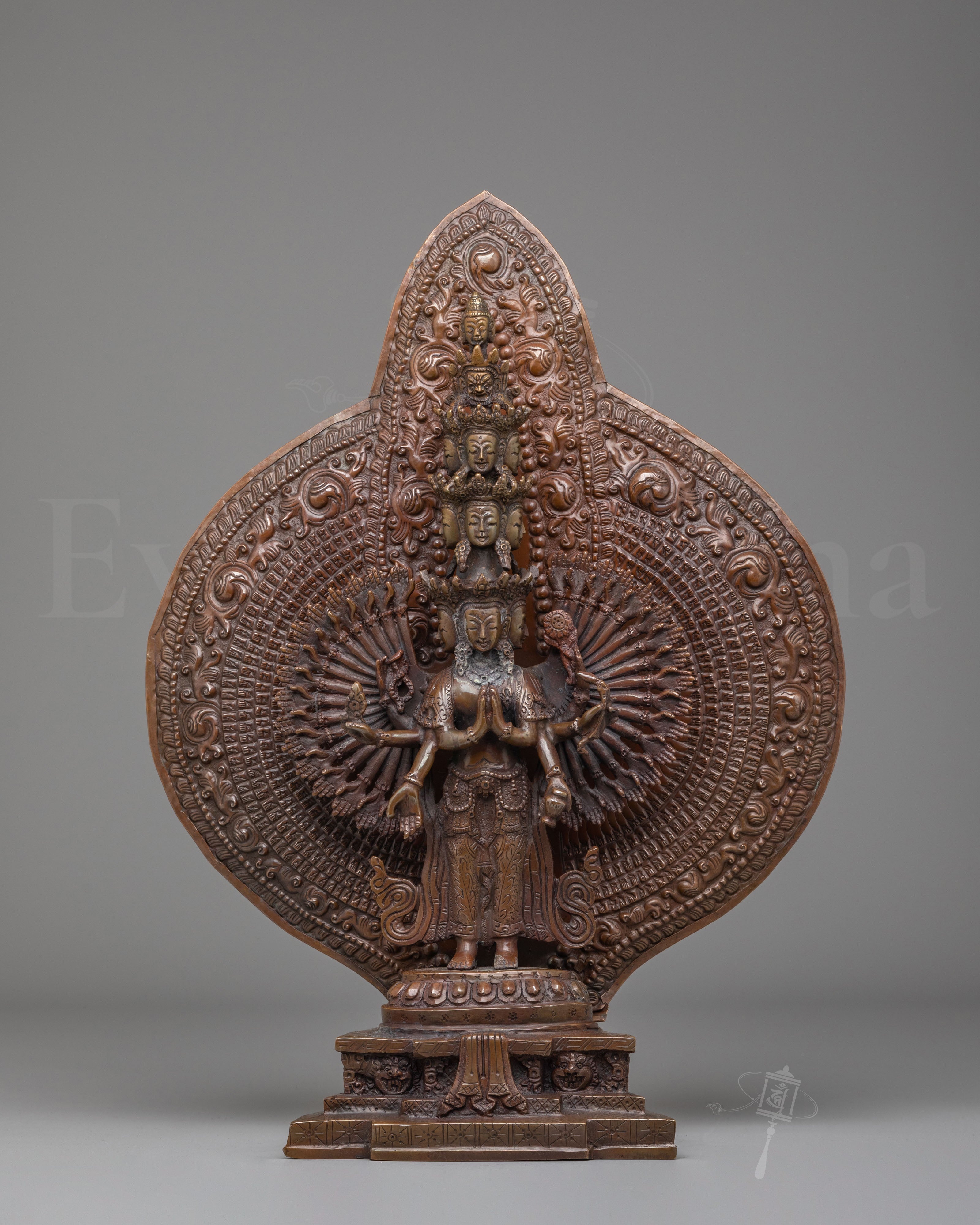 Thousand Armed Chenrezig Statue | Tibetan Avalokiteshvara Sculpture