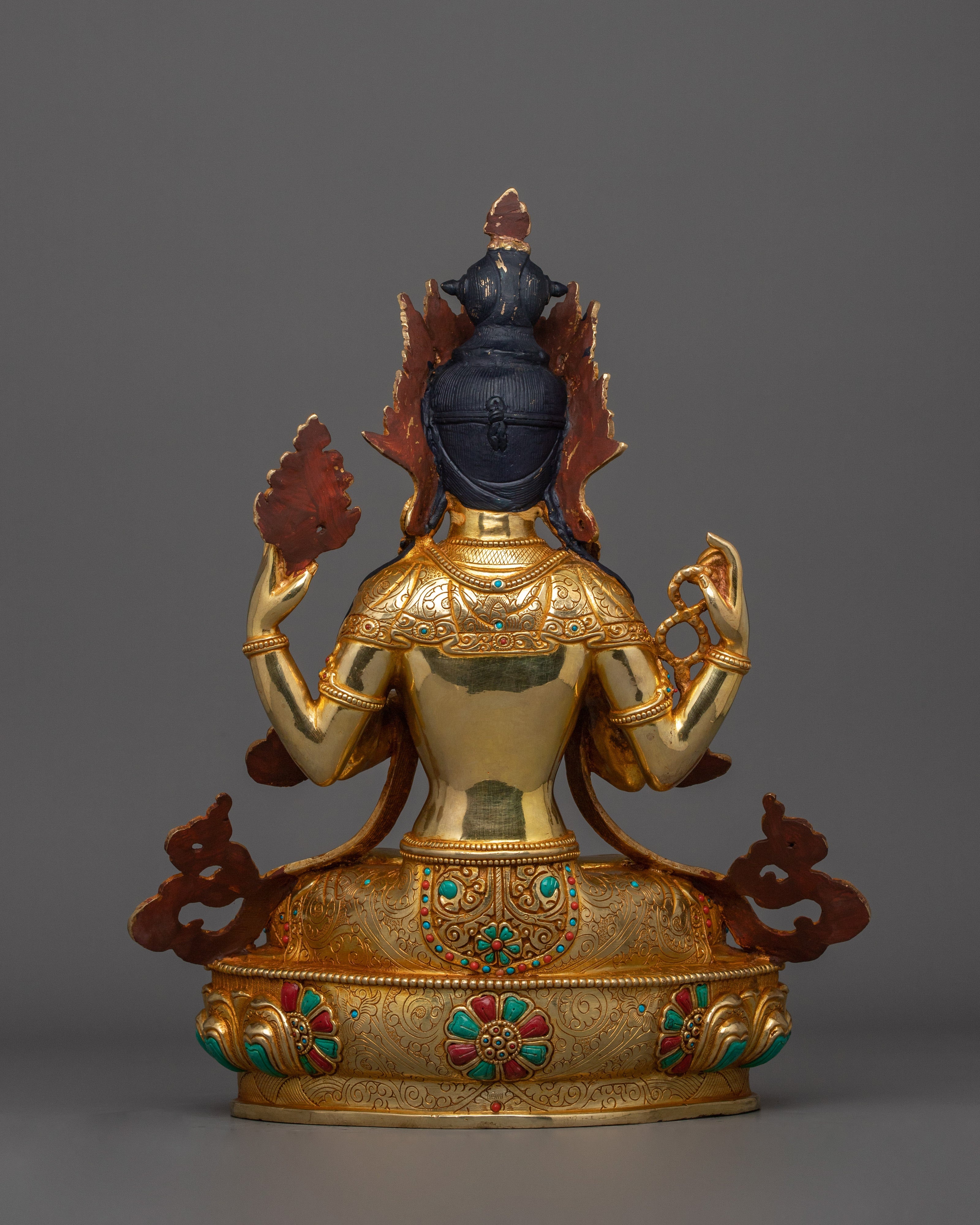Four Armed Figurine Chenrezig | Great Compassionate One