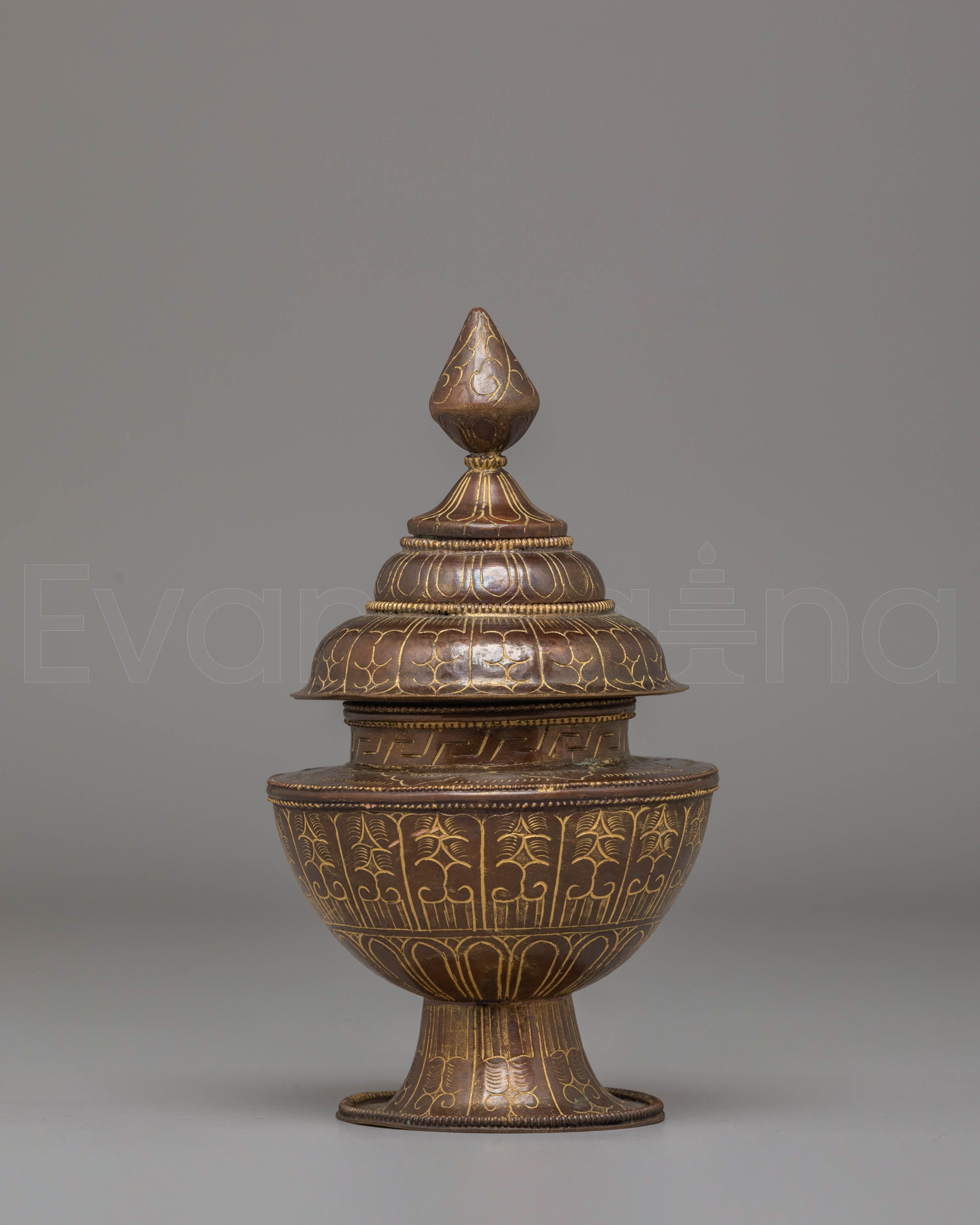 Handcrafted Buddhist Rice Pot
