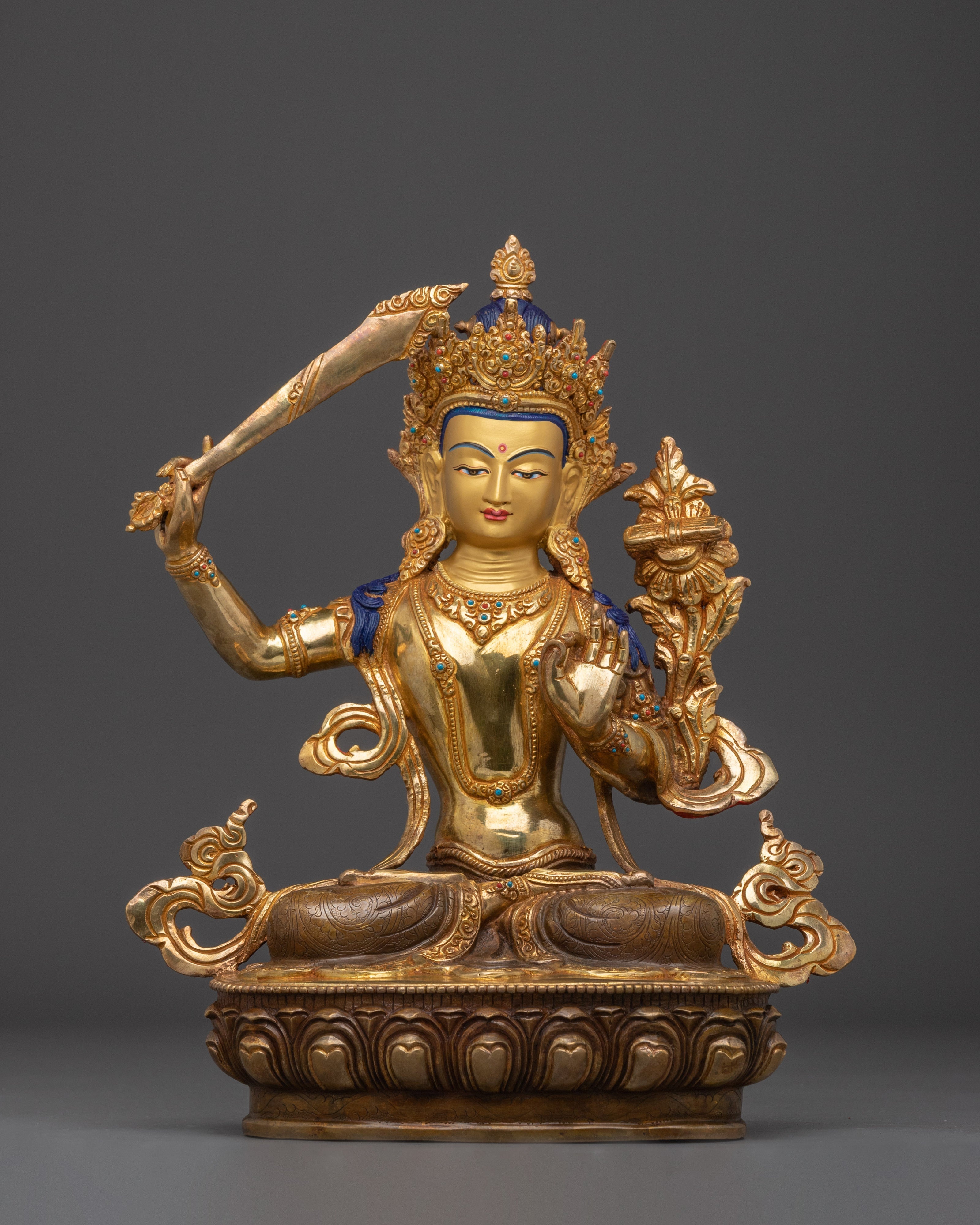 supreme-wisdom-being-manjushri-statue