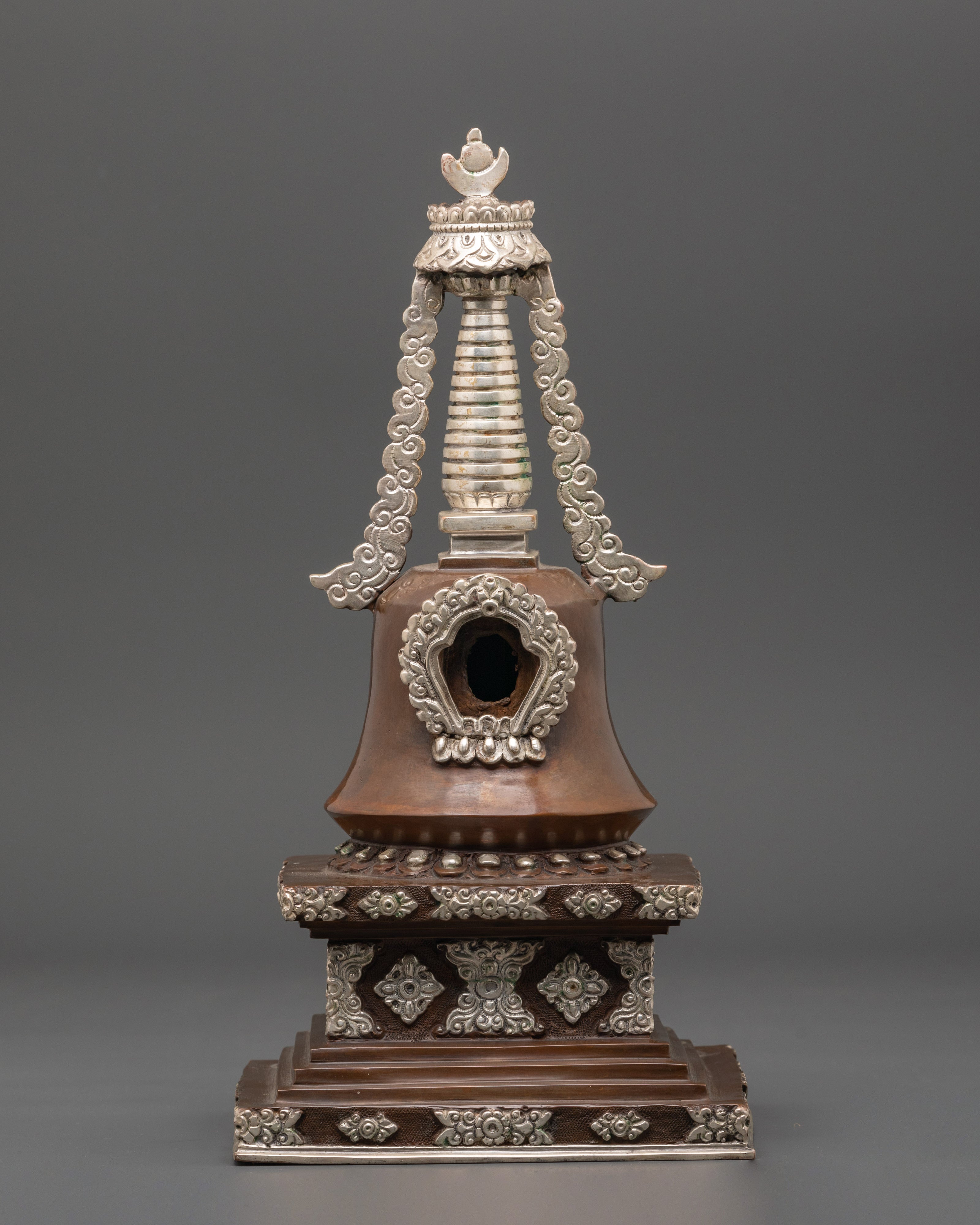 Handcrafted Buddhist Stupa Decor | Symbol of Peace