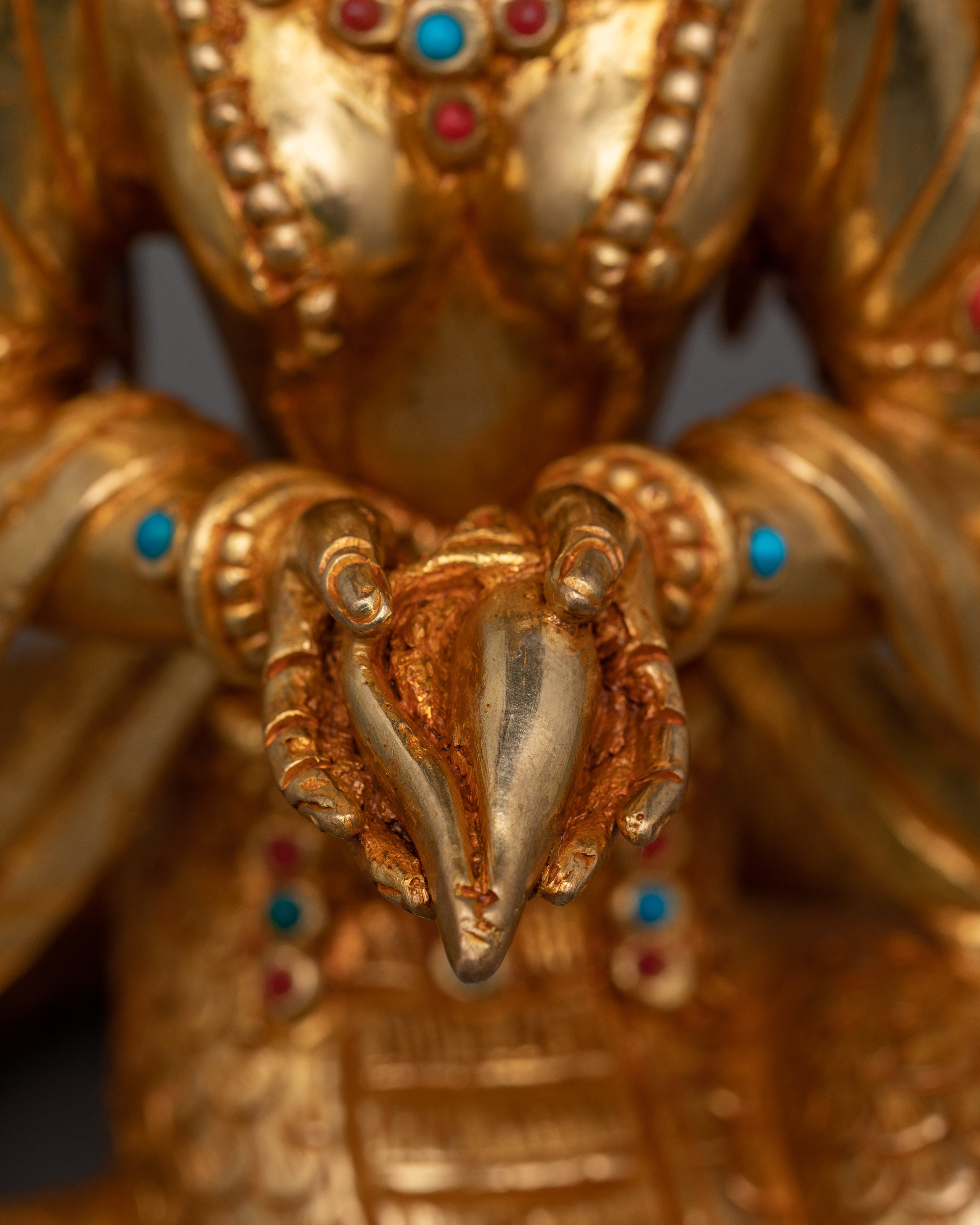 Handmade Statue of Nagkanya | A Sacred Guardian in Himalayan Art