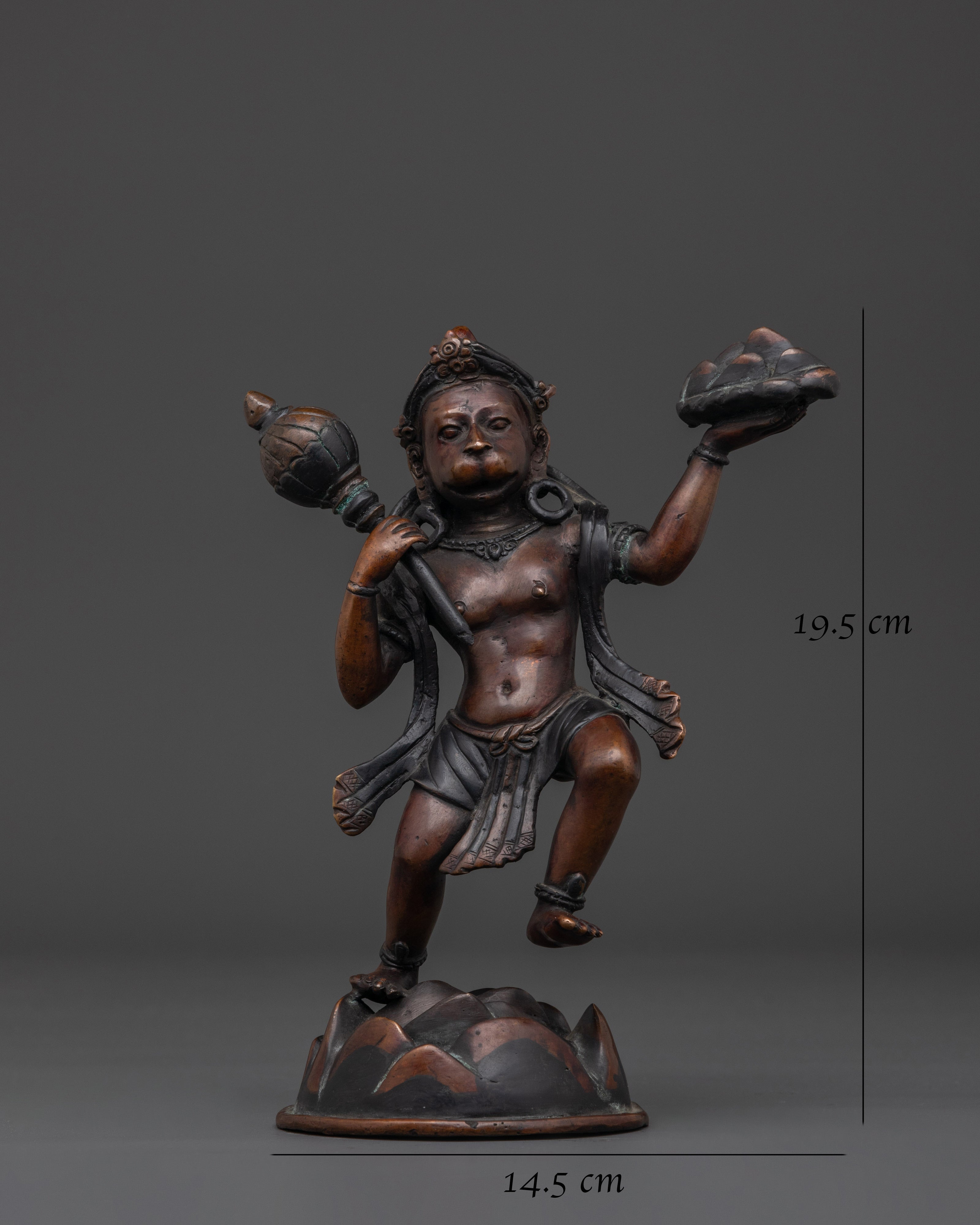 Hanuman Hindu Deity Figurine | Spiritual Home and Meditation Decor