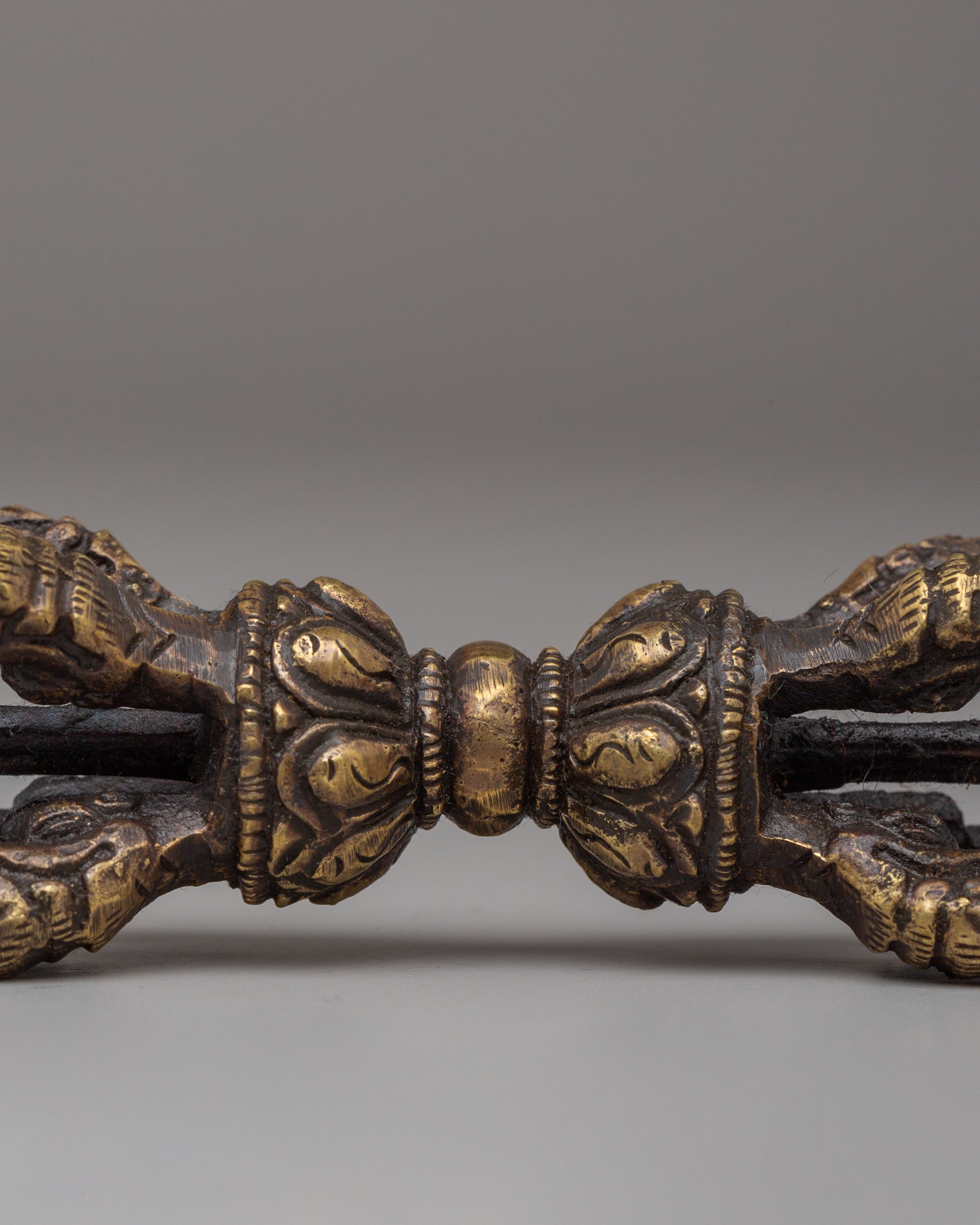 Handcrafted Buddhist Vajra and Bell Set | Tibetan Ritual Tools for Meditation and Altar Use